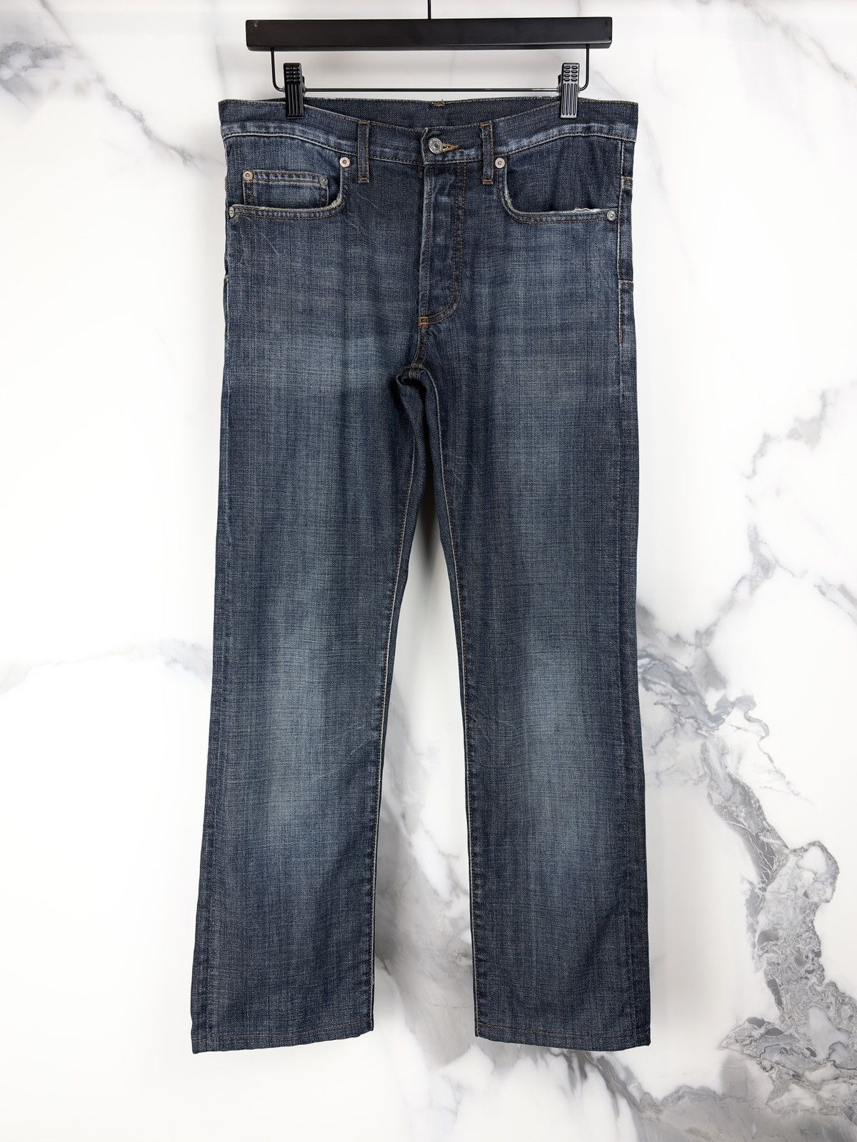 SS09 Dior Homme Distressed Indigo Denim Jeans Jake KVA