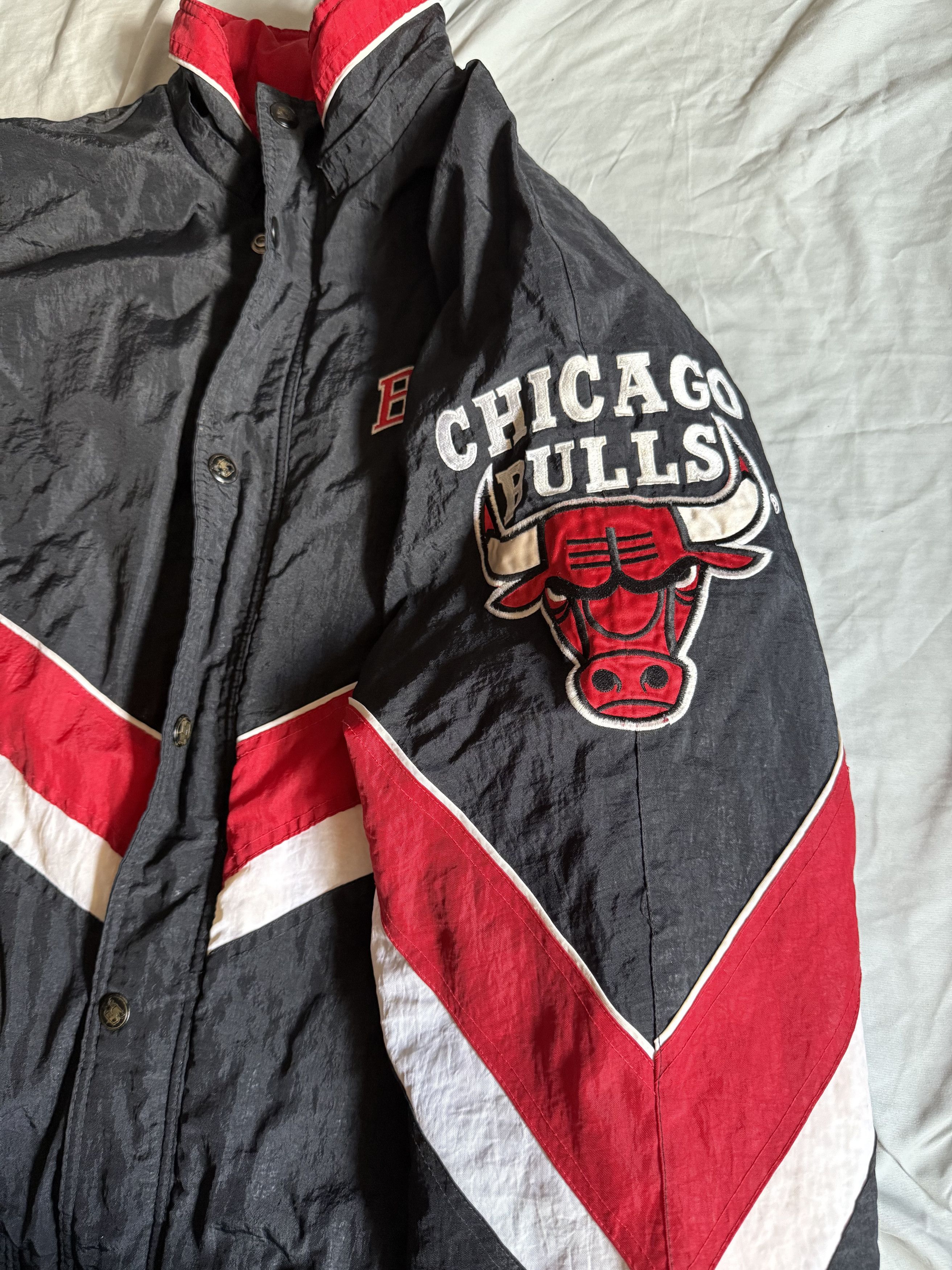 Starter Chicago Bulls Starter Jacket Large Size US L / EU 52-54 / 3 - 3 Thumbnail