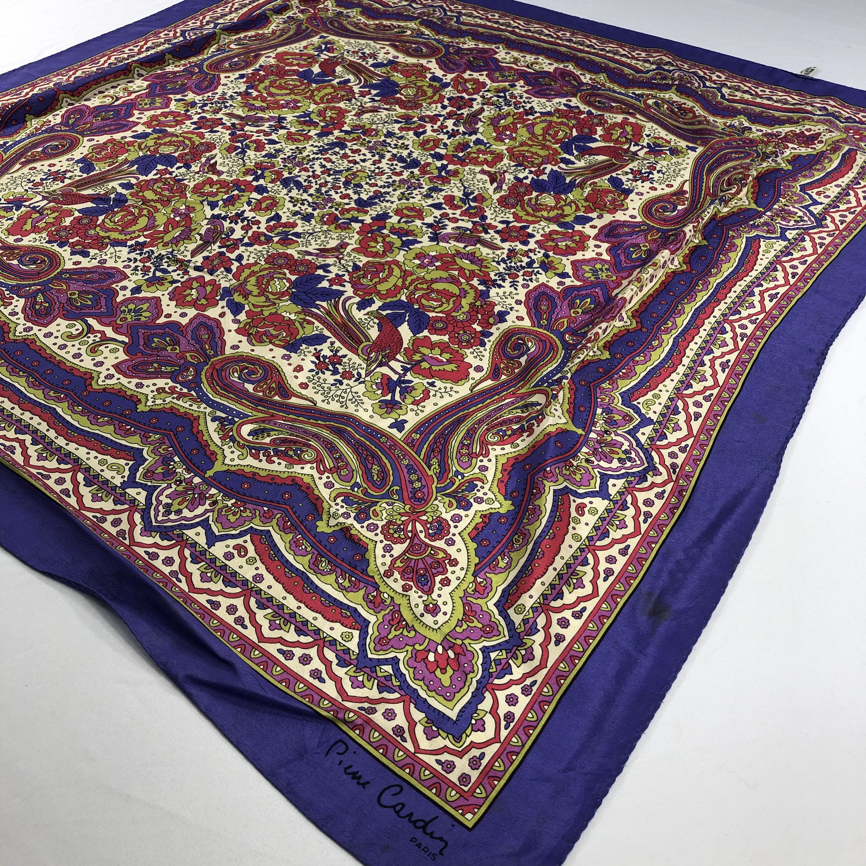 Pierre Cardin Vintage Pierre Cardin Silk Scarf Size ONE SIZE - 3 Thumbnail