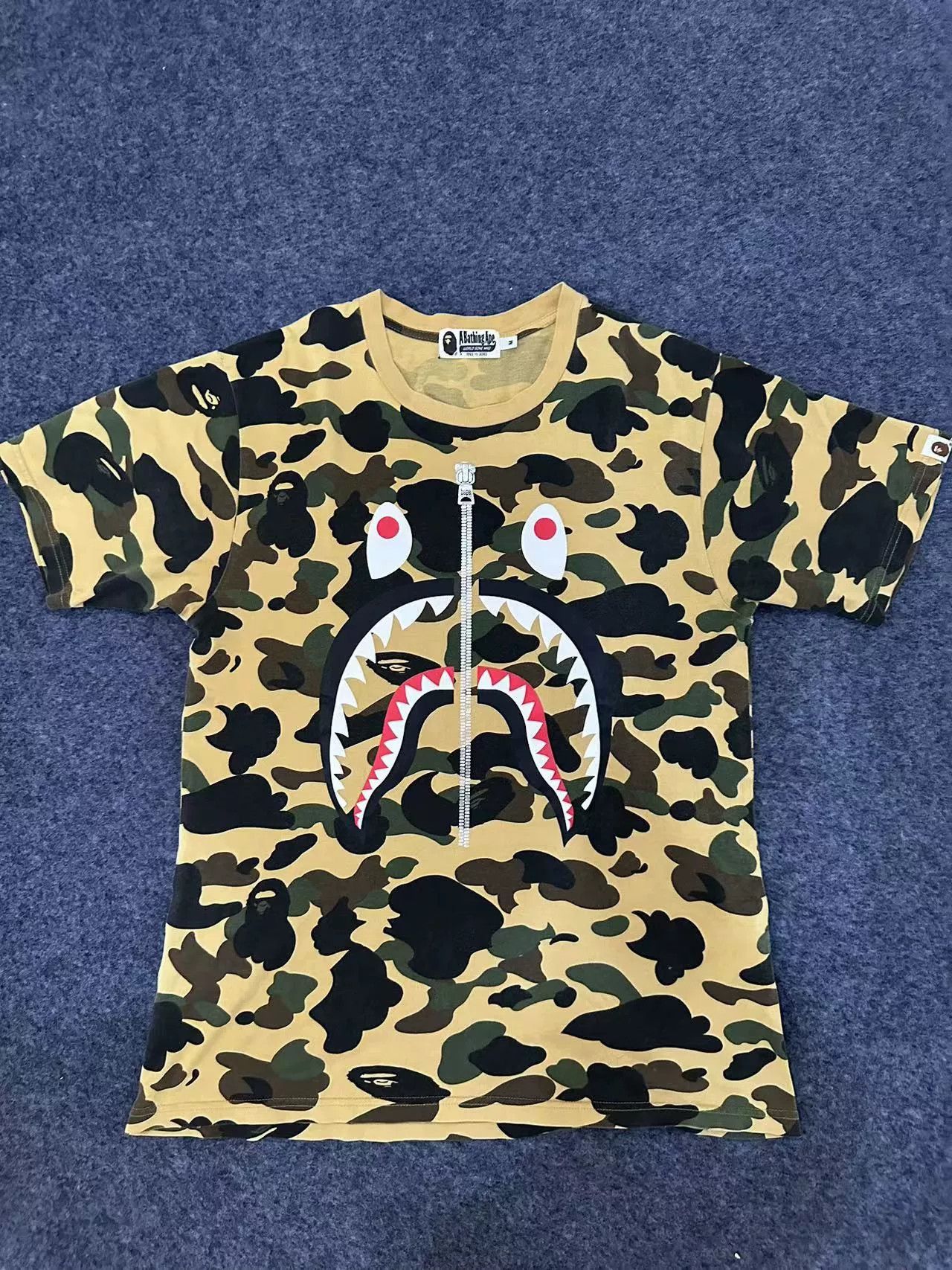 Bape Bape Yellow Shark Designer Casual Size US M / EU 48-50 / 2 - 1 Thumbnail