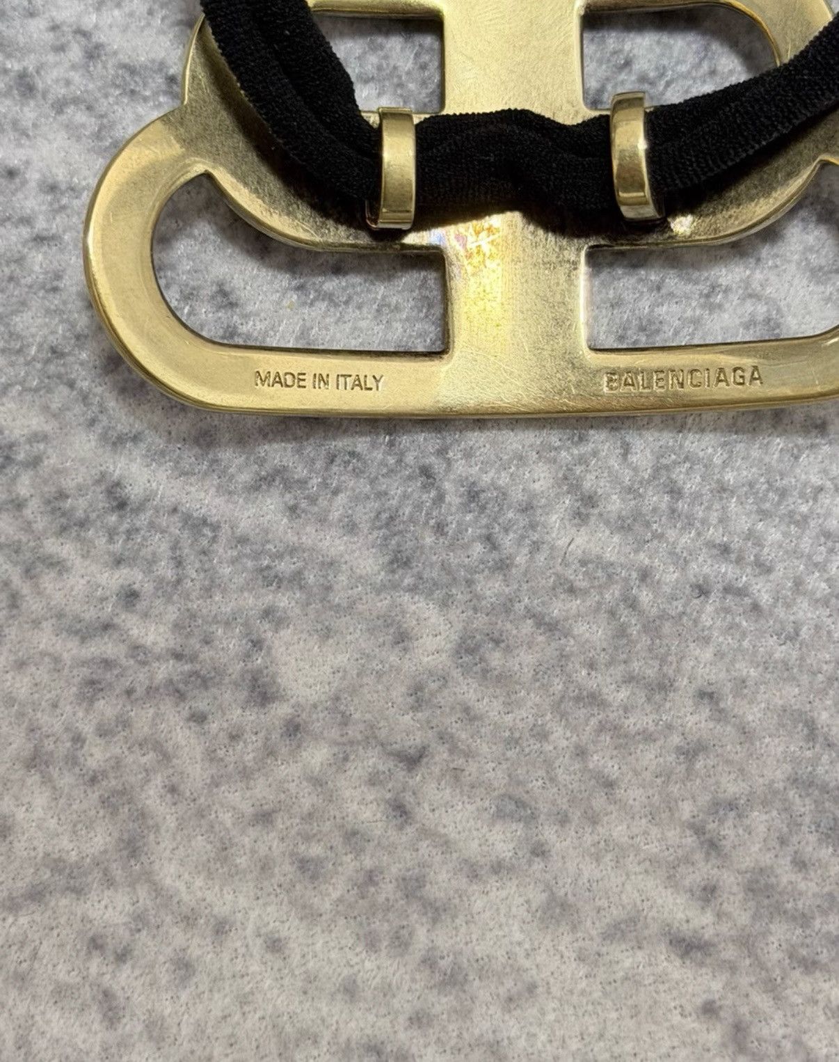 Balenciaga 【Balenciaga】Metal Hair Band in Black & Gold Size ONE SIZE - 3 Thumbnail