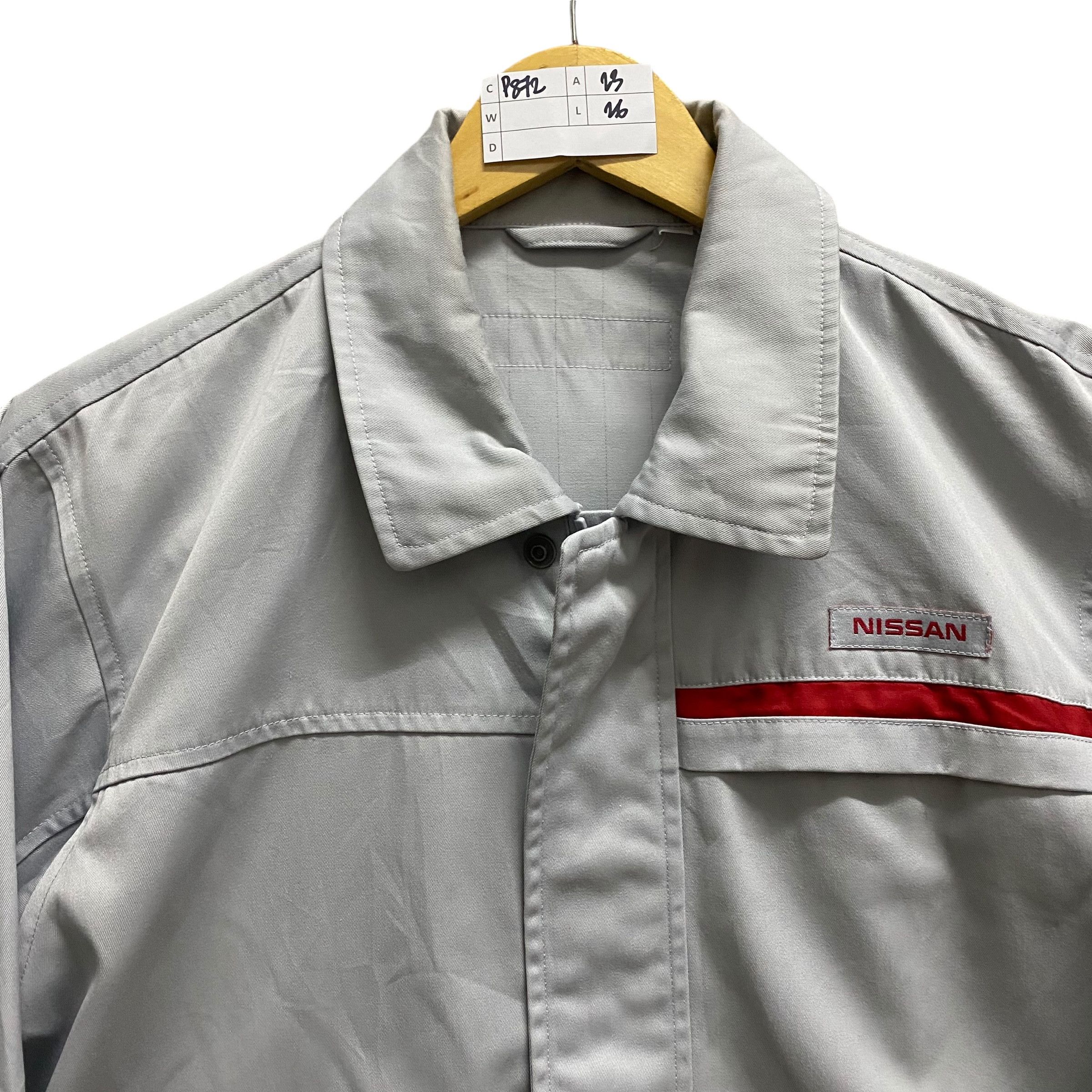 Japanese Brand Vintage Nissan Uniform Workers Shirt Medium Size US M / EU 48-50 / 2 - 2 Thumbnail