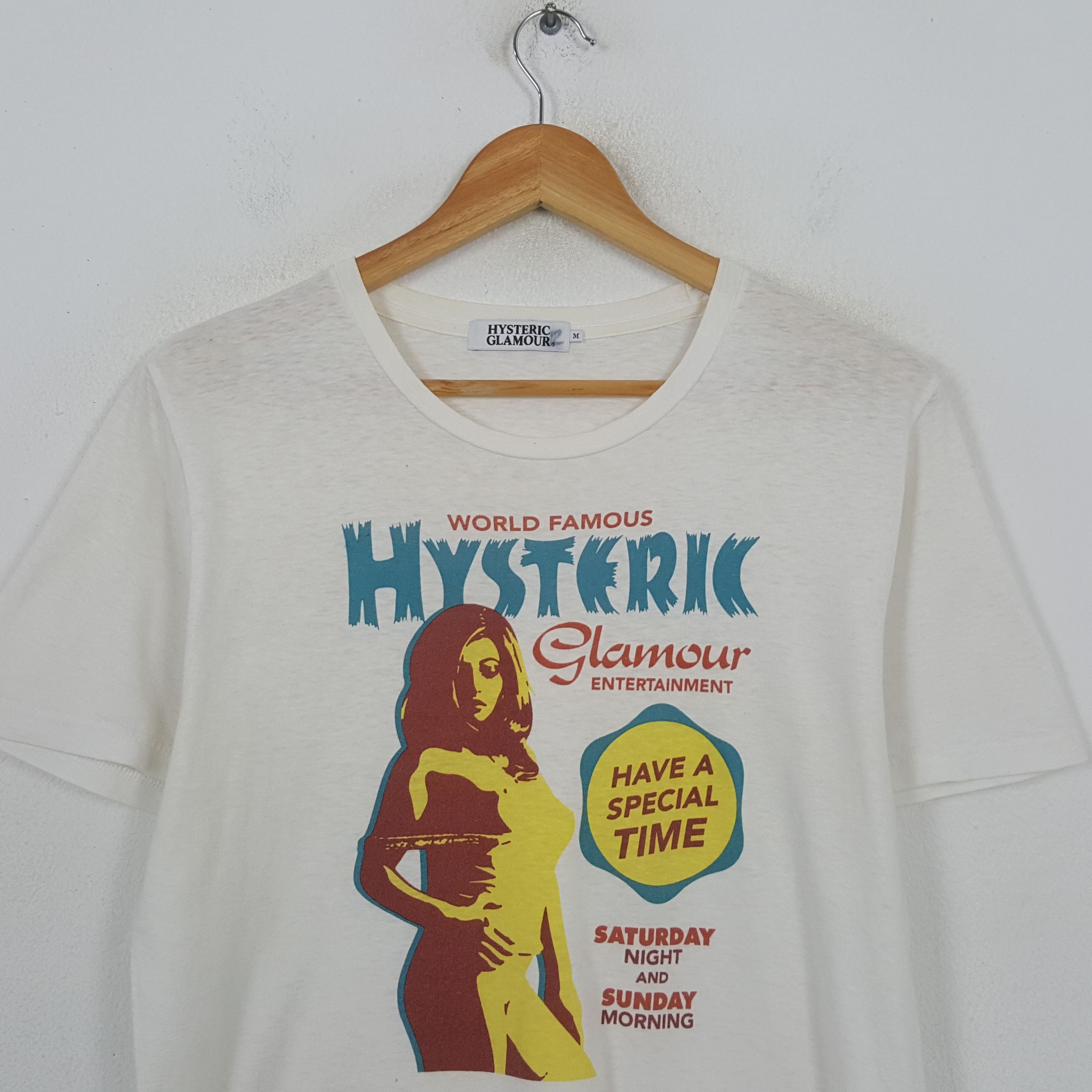 Hysteric Glamour Vintage Hysteric Glamour Japanese Fashion Brand T-shirt RR8 Size US M / EU 48-50 / 2 - 2 Thumbnail
