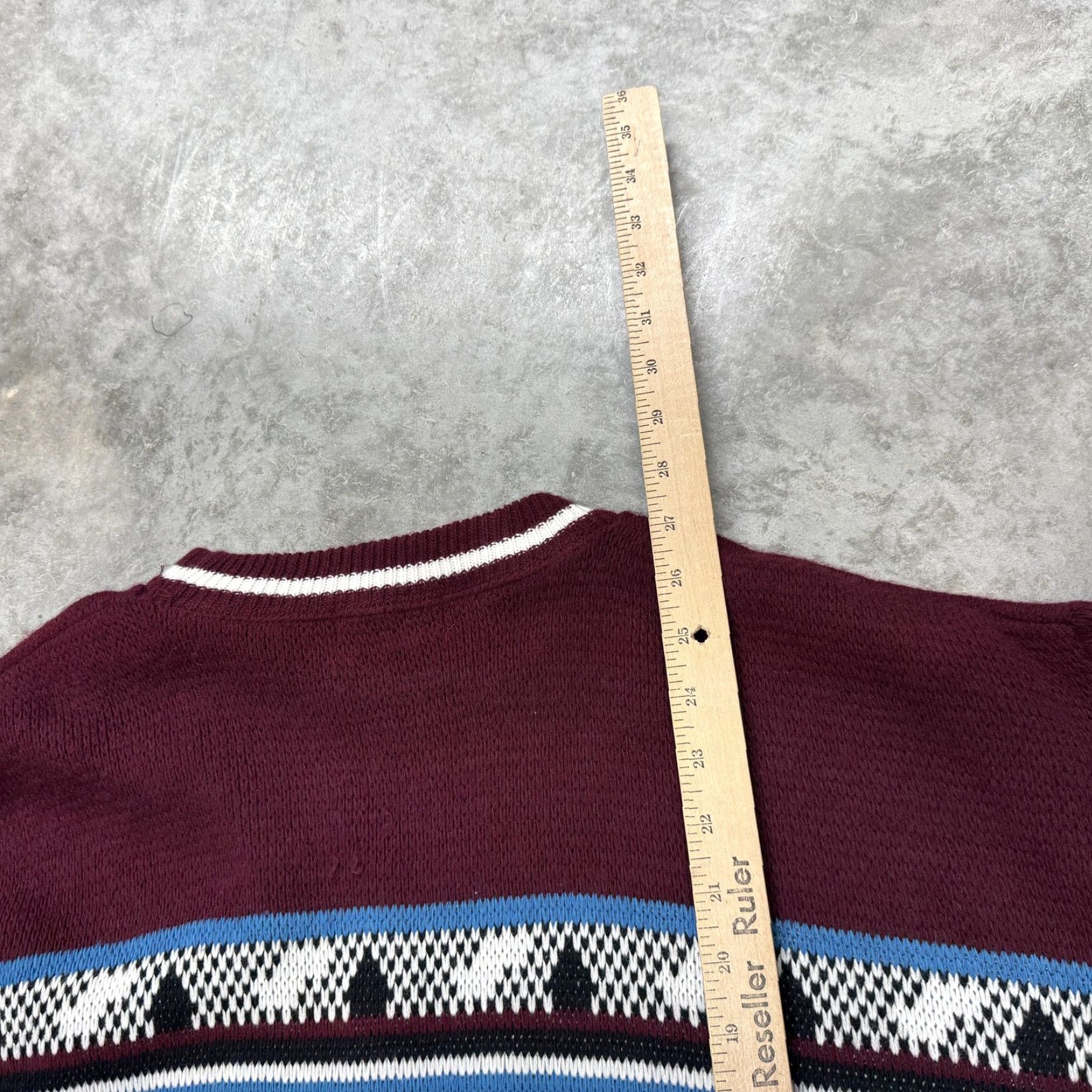 Vintage VINTAGE TownCraft Sweater Mens XL Red Blue Squirrel Graphic Knit 80s Crew Neck Knit Pattern Graphic Print Animals Pullover Size US XL / EU 56 / 4 - 7 Thumbnail