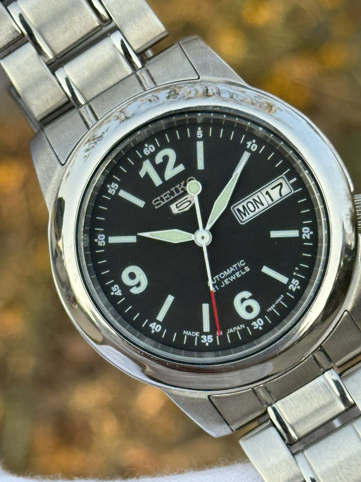 Seiko Vintage jumbo Seiko 5 Automatic 7s26 ,japan Made wrist Watch Size 36 - 1 Thumbnail
