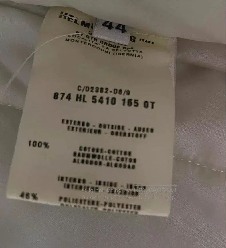 Helmut Lang helmut lang astro jacket with fur collar. Size US L / EU 52-54 / 3 - 8 Thumbnail