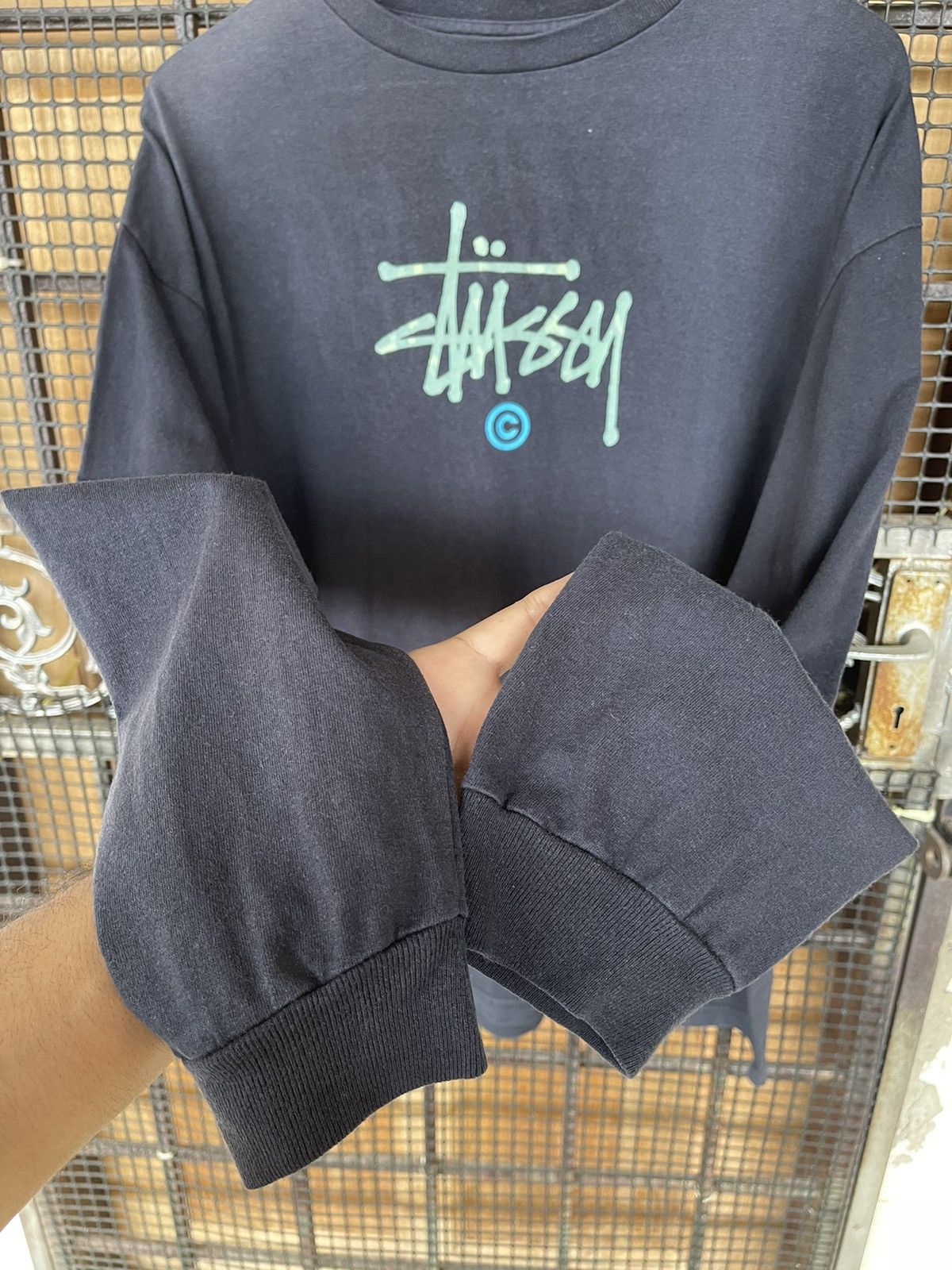 Stussy Vintage’90s Sun Faded🔥STUSSY🔥Big Logo Long Sleeve Tee Size US XL / EU 56 / 4 - 4 Thumbnail