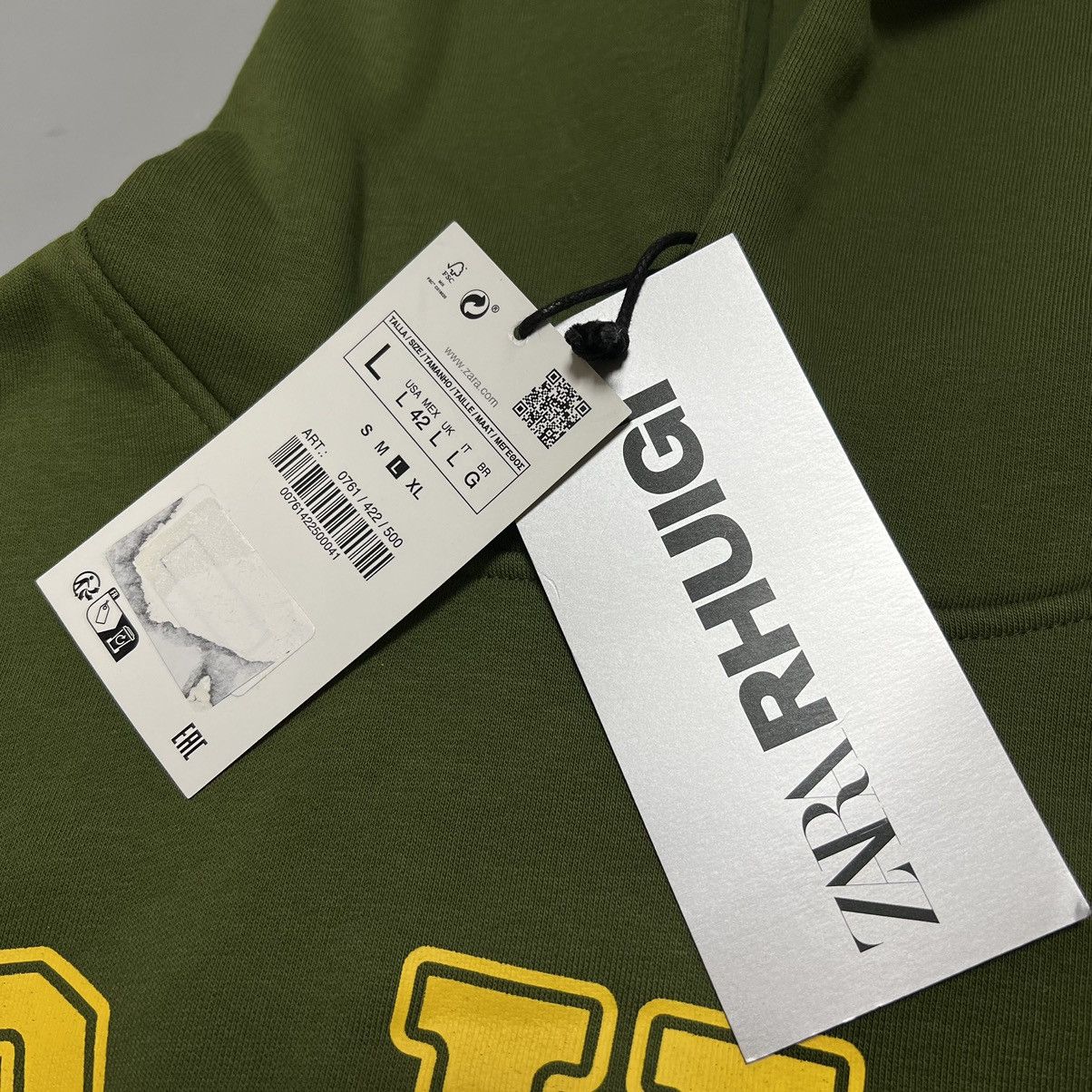 Rhude × Zara Rhude X Zara Hoodie Sweatshirt NEW size L (large) Size US L / EU 52-54 / 3 - 19 Thumbnail