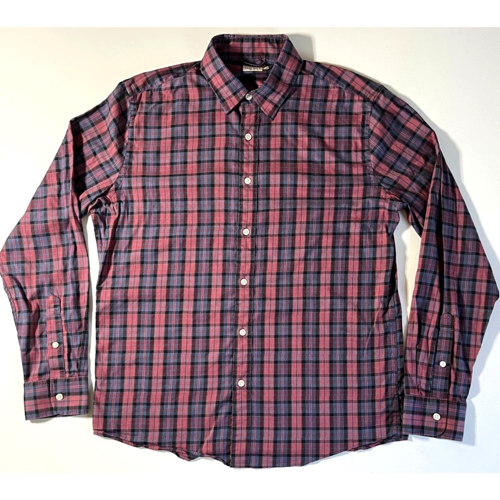 Faherty Faherty Movement Shirt Plaid Multicolor MWH2204 Button-Up Long Sleeve Cotton Blend Mens L Size US L / EU 52-54 / 3 - 4 Thumbnail