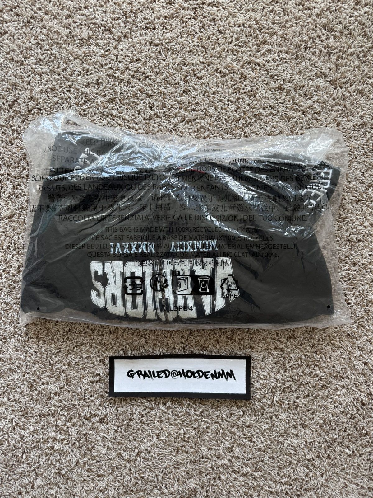 Supreme Warriors Appliqué Zip Up Hooded Sweatshirt Black Size US M / EU 48-50 / 2 - 20 Thumbnail