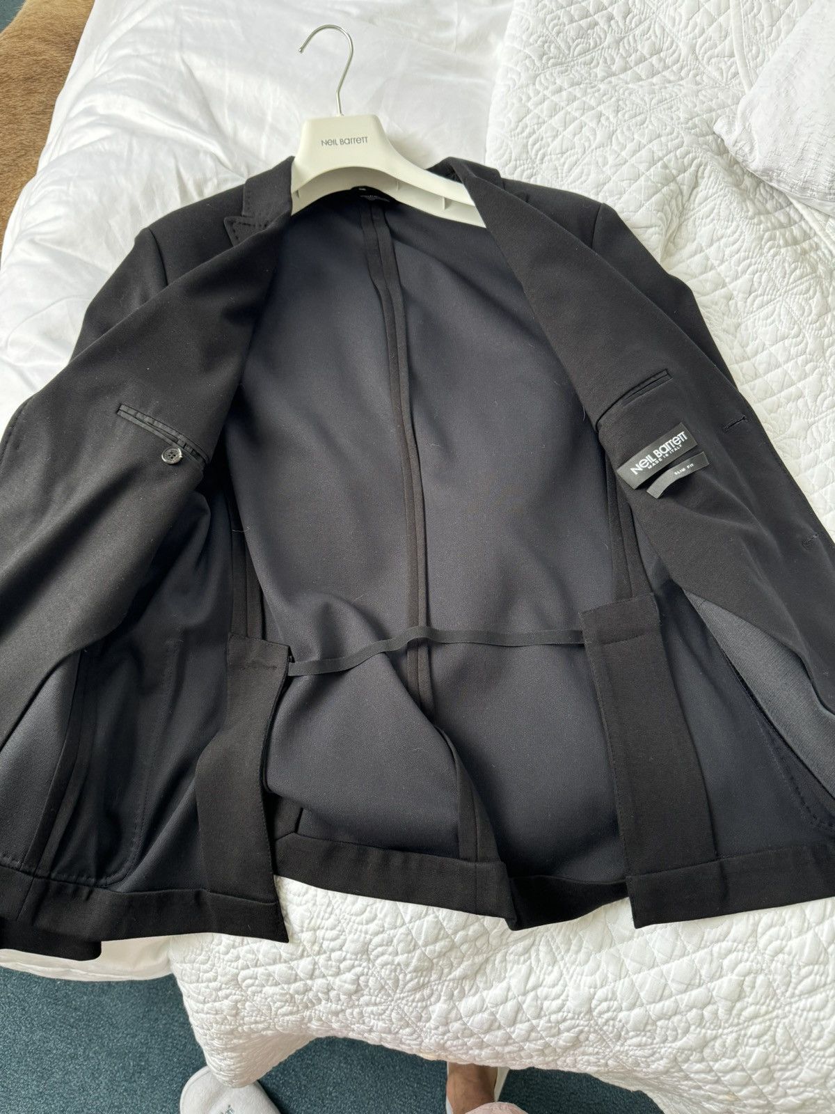 Neil Barrett NEIL BARRETT Black Travel Jacket Size 50S - 4 Thumbnail
