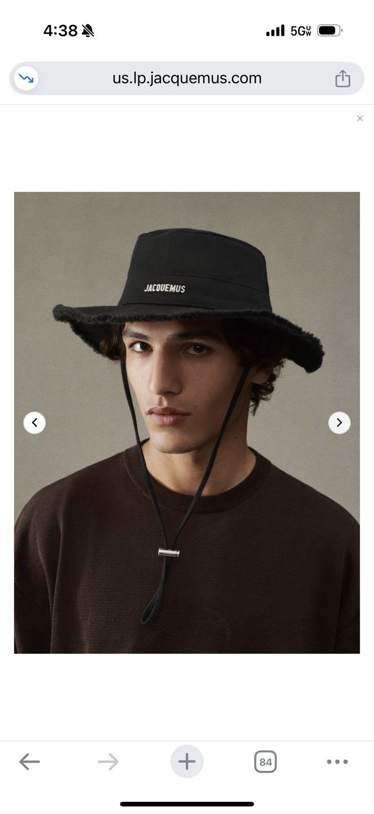 Jacquemus The Artichaut bucket hat Size ONE SIZE - 3 Thumbnail
