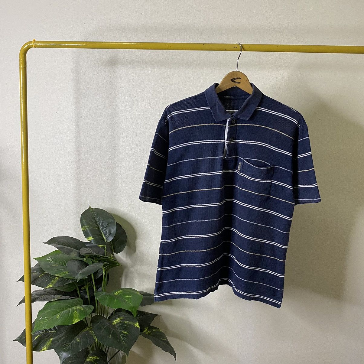 Burberry Burberry London Stripes Polo T Shirt Size US M / EU 48-50 / 2 - 1 Thumbnail