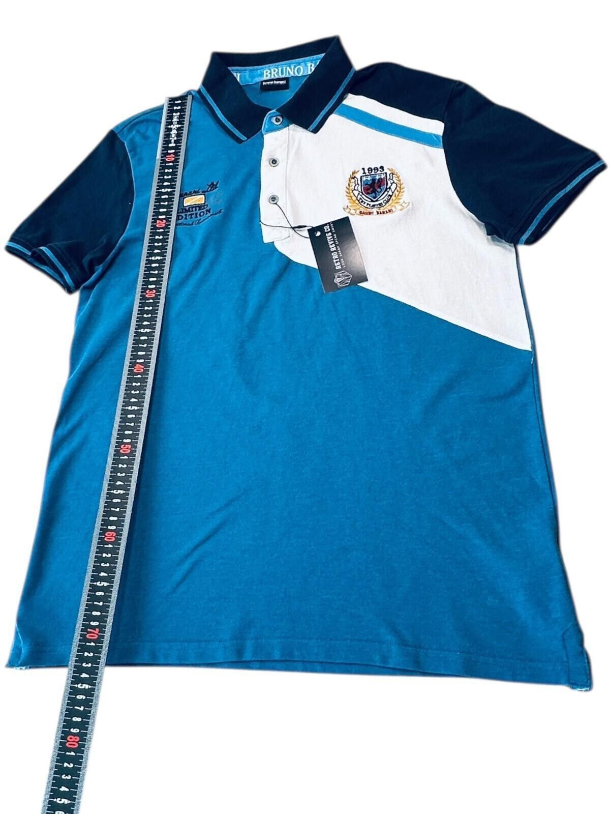 Other Bruno Bonani Polo Shirt Men's UK Size L Blue Embroidered Size US L / EU 52-54 / 3 - 9 Thumbnail