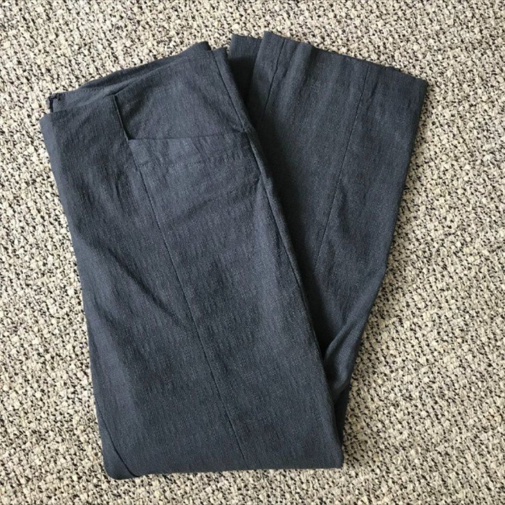 Corey Lynn Calter Corey Lynn Calter Grey Work Pants Size 10 Back Zip Size 32" / US 10 / IT 46 - 4 Thumbnail