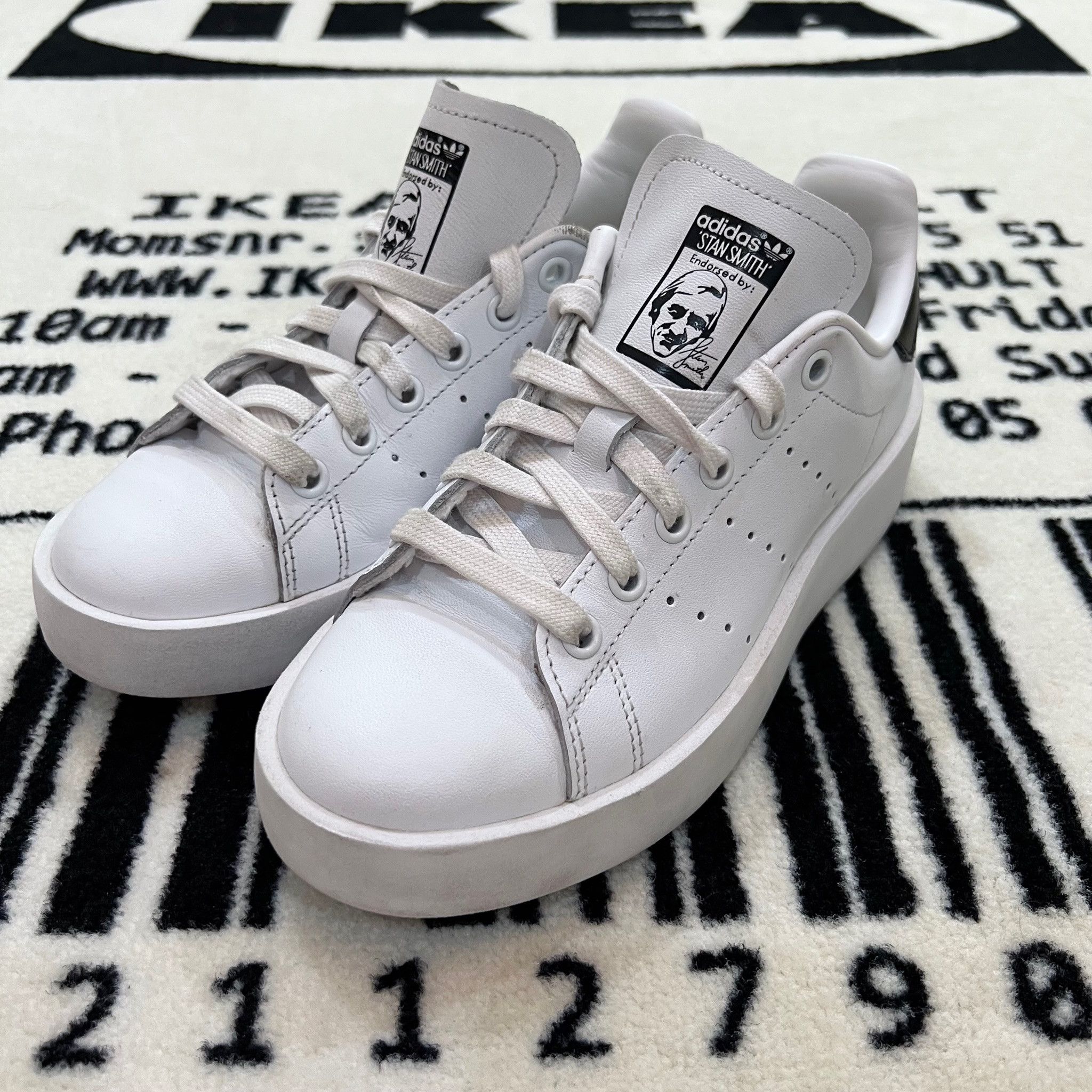 Adidas Originals Stan Smith Bold Double Sole Sneakers