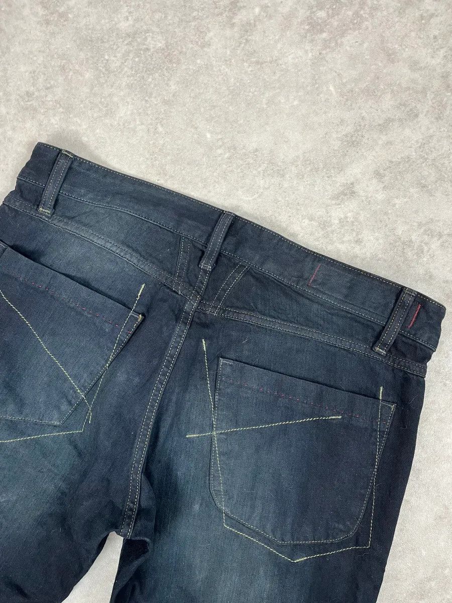Marithe + Francois Girbaud SS2013 Marithé + François Girbaud Navy Blue Studded Denim Jeans Size US 32 / EU 48 - 10 Thumbnail