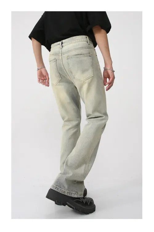 Other Vintage washed distressed flared straight jeans Size US 32 / EU 48 - 4 Thumbnail