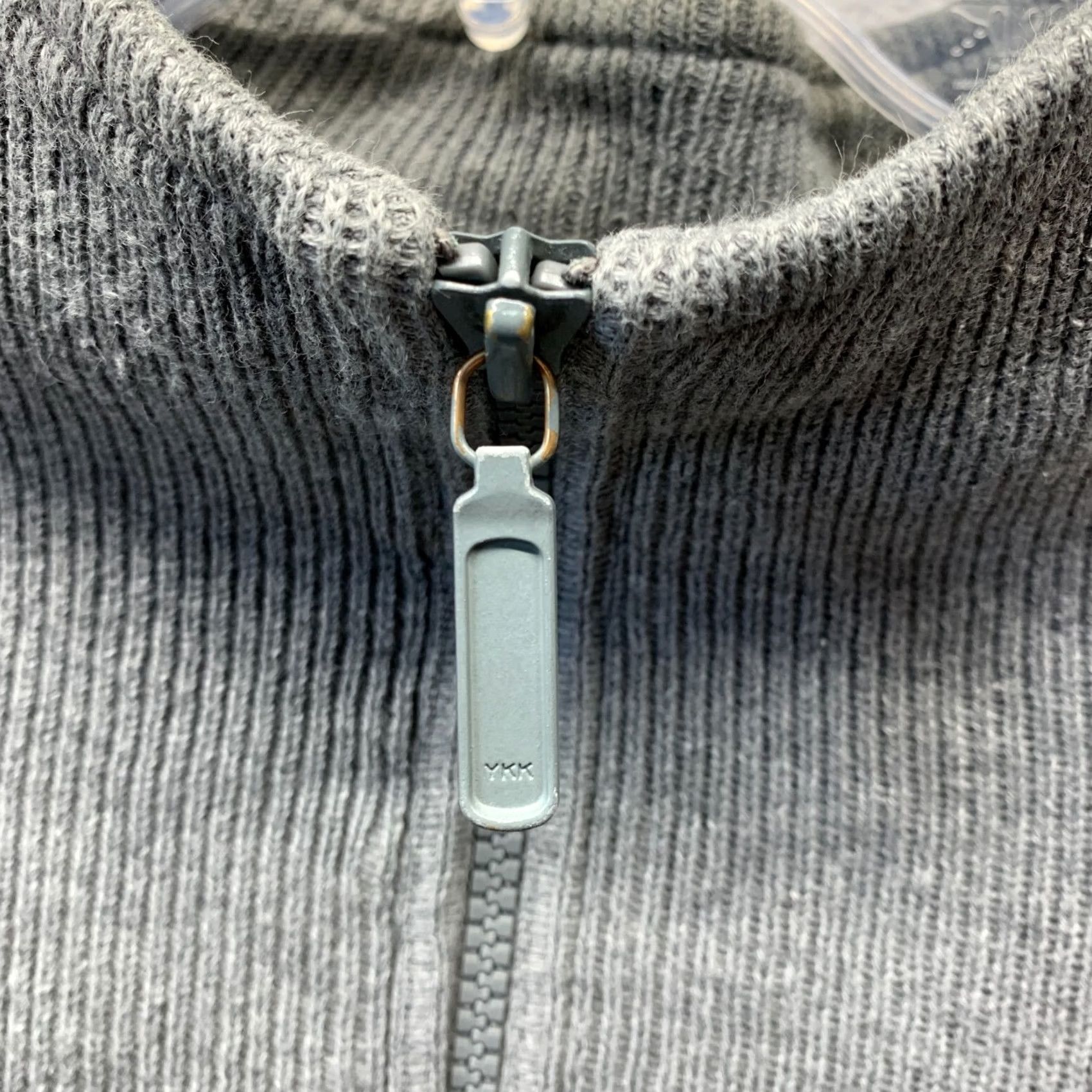 Eddie Bauer VINTAGE Eddie Bauer Sweater Mens Adult Large Gray Cotton Knit Pullover 90s Crew Neck 1/4 Zip Heavyweight Knit Size US L / EU 52-54 / 3 - 7 Thumbnail