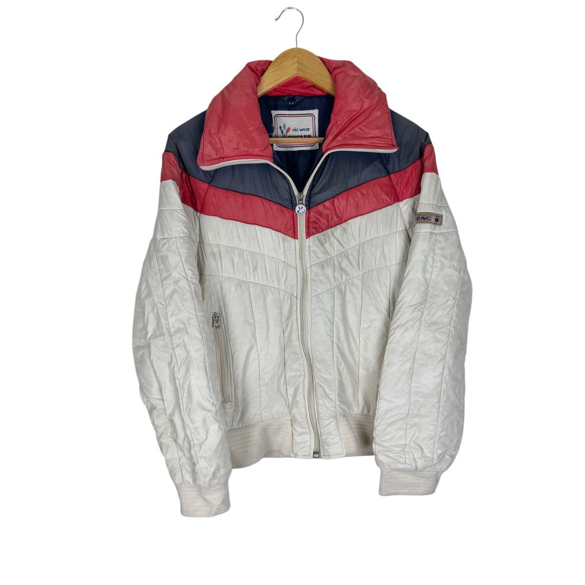 スキー OLD MONCLER asics 80s ARCHIVE SKI JACKET Asics × Moncler Vintage 80s Moncler x Asics Puffer Jacket | Grailed