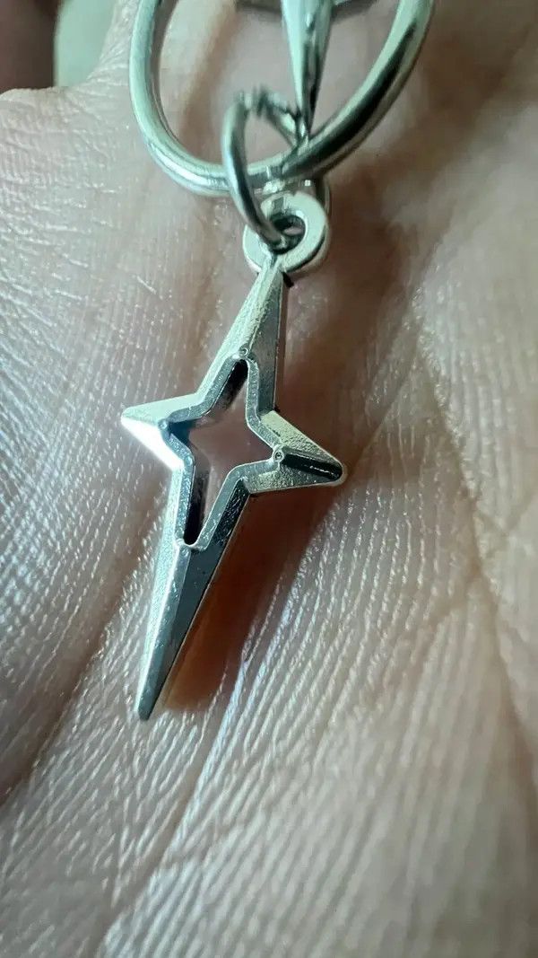 Japanese Brand × Jewelry Punk Star Cross Earrings Size ONE SIZE - 3 Thumbnail