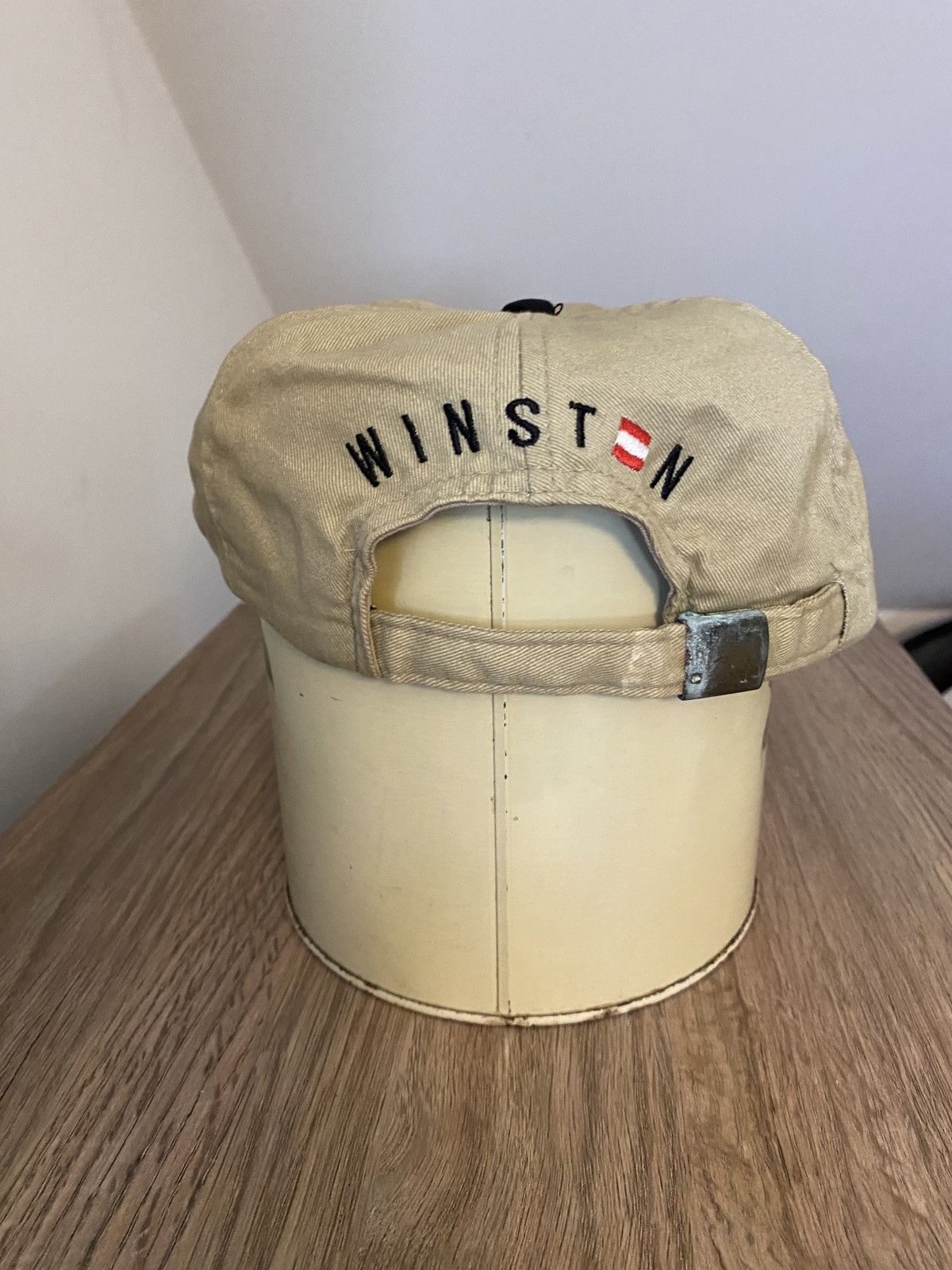 Vintage Vintage 90’s Winston Cigarettes No Bull Strapback Hat Cap Size ONE SIZE - 9 Thumbnail