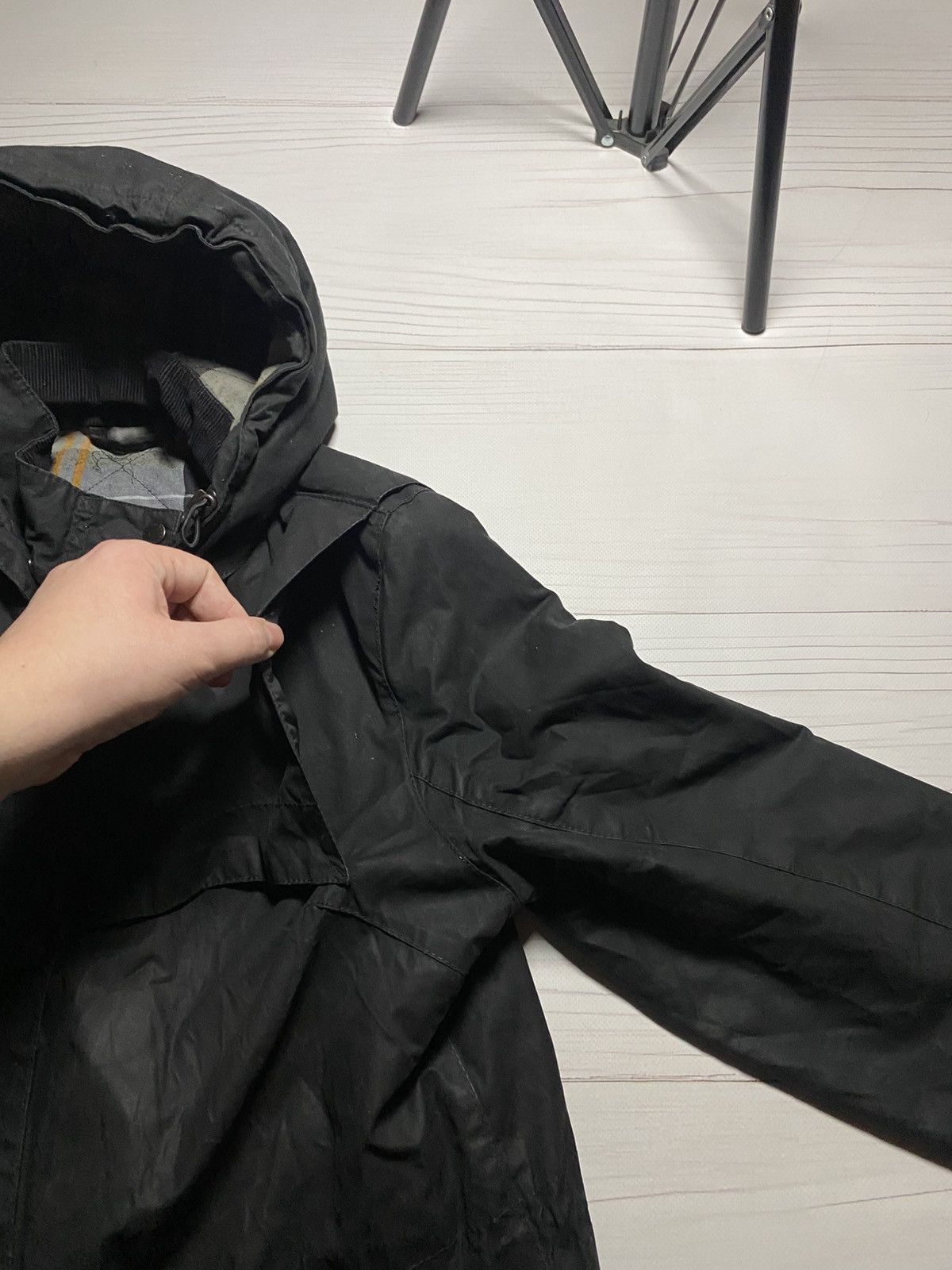 Barbour Vintage Barbour Cassley Waxed Jacket LWX1080BK71 Size XL / US 12-14 / IT 48-50 - 16 Thumbnail