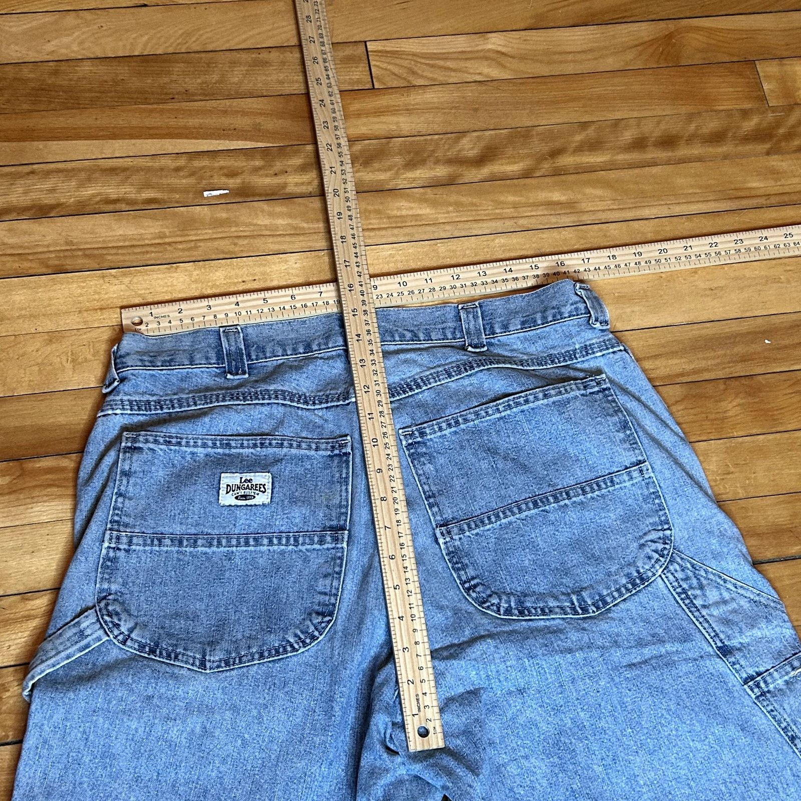 Lee Y2K Lee Dungarees Denim jorts 36 L Size US 36 / EU 52 - 2 Thumbnail