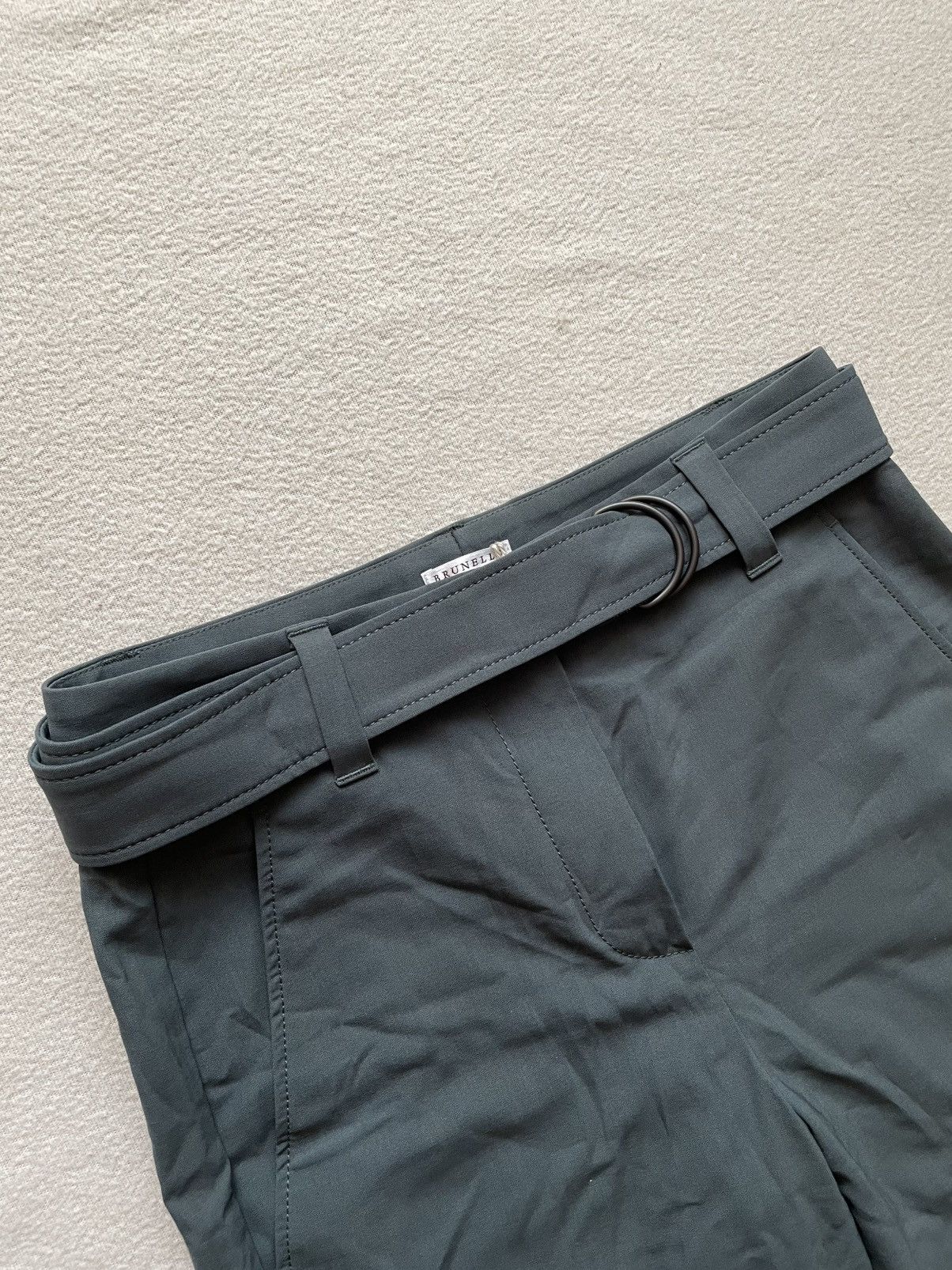 Brunello Cucinelli Deadstock Brunello Cucinelli Wool Pants |Trousers With Belt Size 25" / US 0 / IT 36 - 5 Thumbnail