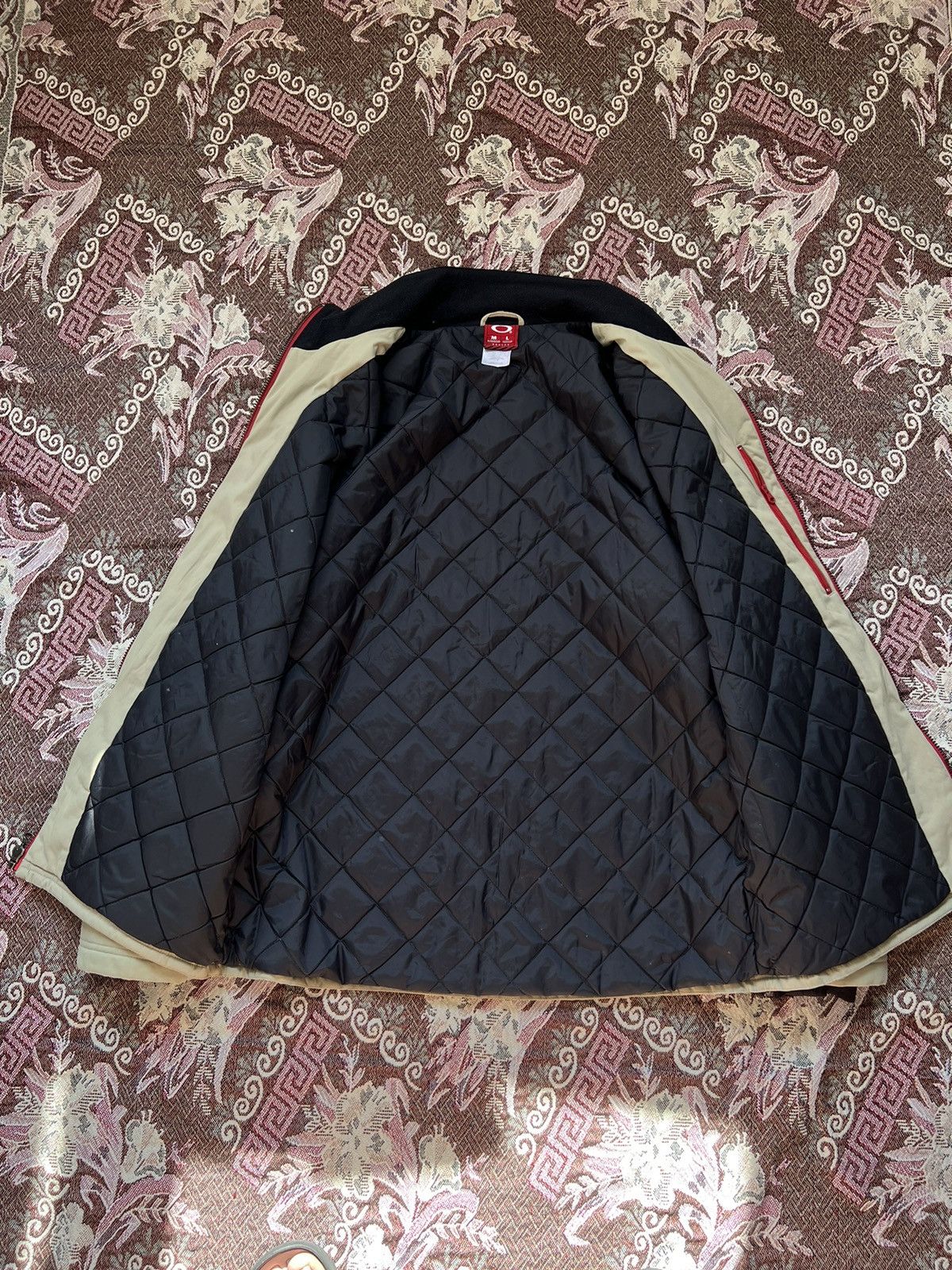Oakley × Vintage 2000's Vintage Oakley Insulated Nylon Mid Coat Jacket Size US M / EU 48-50 / 2 - 4 Thumbnail
