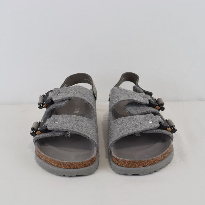 Birkenstock × Dior o1rshd1 Milano Sandal Felt in Grey Size US 9 / EU 42 - 2 Thumbnail