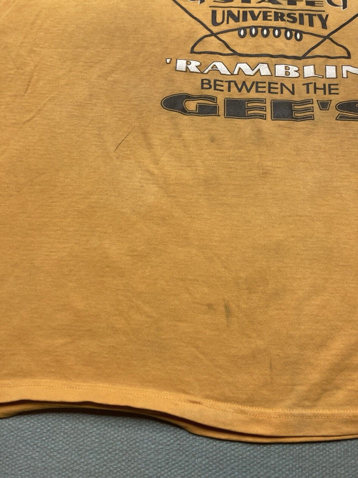 Fruit Of The Loom × Vintage VTG t shirt grambling state university college tigers 3XL Size US XXL / EU 58 / 5 - 2 Thumbnail
