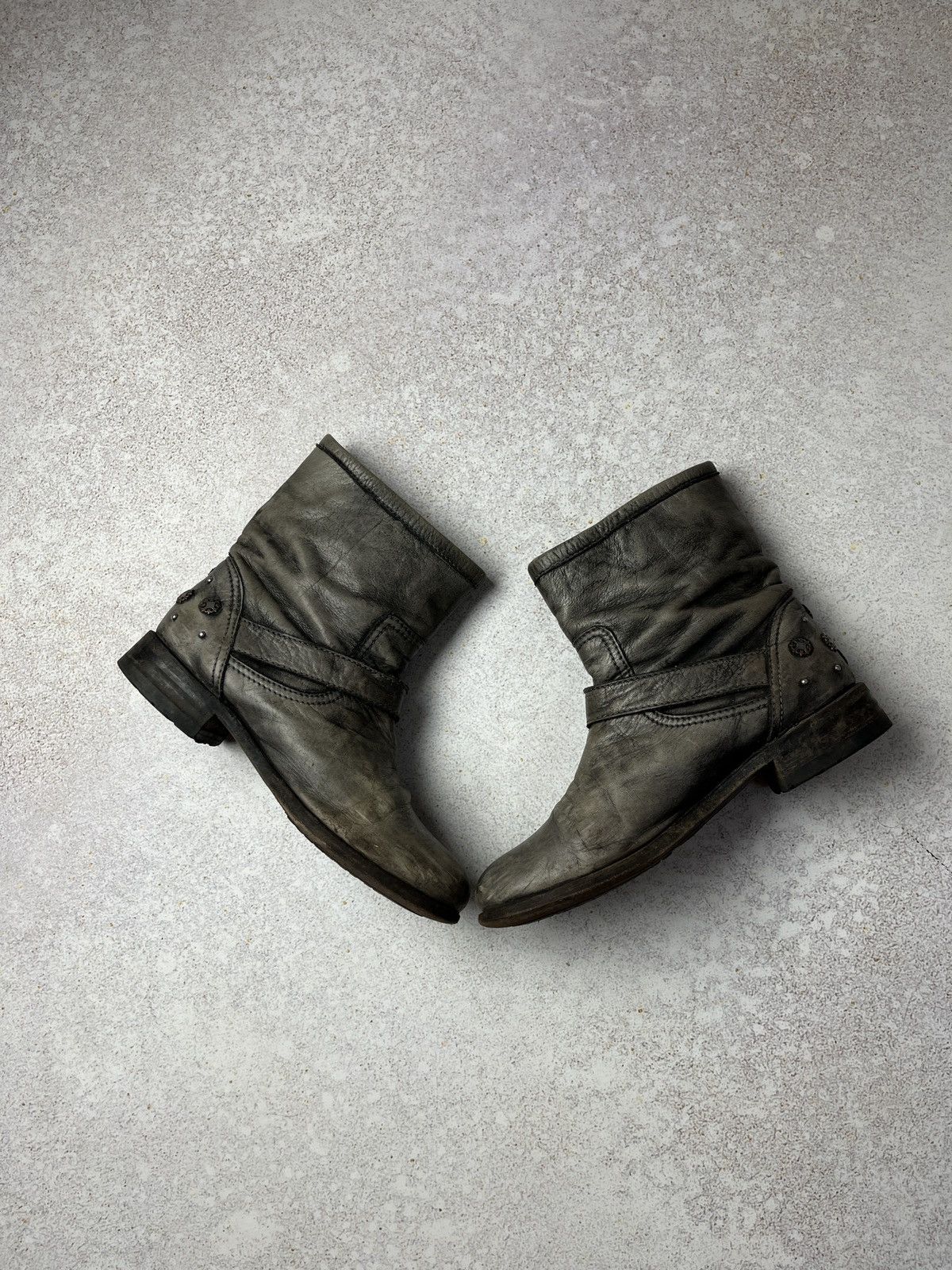 Sendra Vintage Sendra Avant-Garde Leather Cowboy Boots Size 40 Size US 7 / EU 40 - 2 Thumbnail