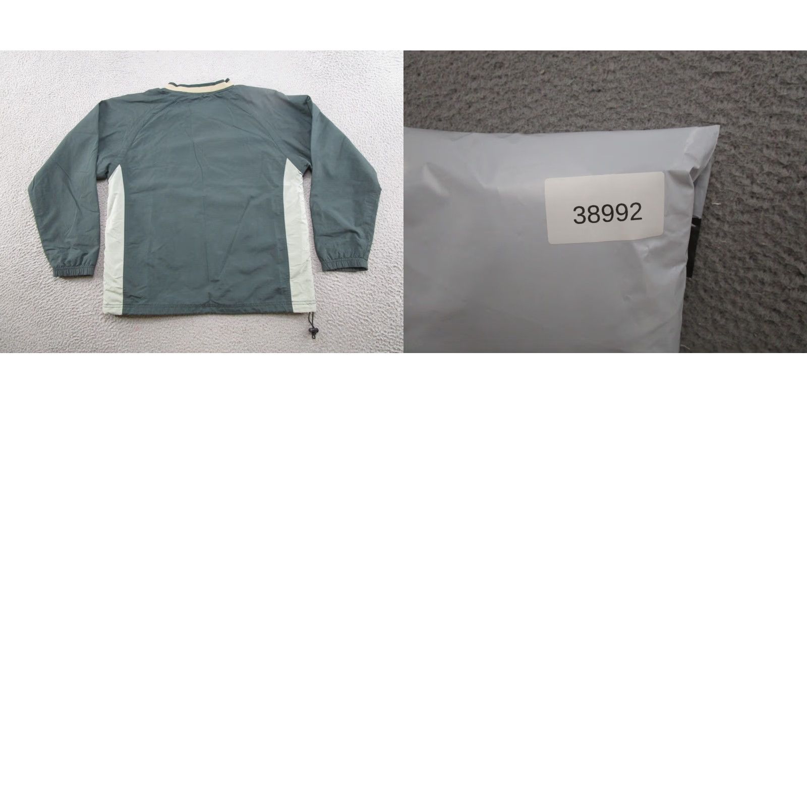 Vintage Cabelas Windbreaker Jacket Mens Size M Green Ripstop Pullover V Neck Outdoor Outdoor Jacket Regular Fit Nylon Patch Logo Stand-Up Collar Size US M / EU 48-50 / 2 - 8 Thumbnail