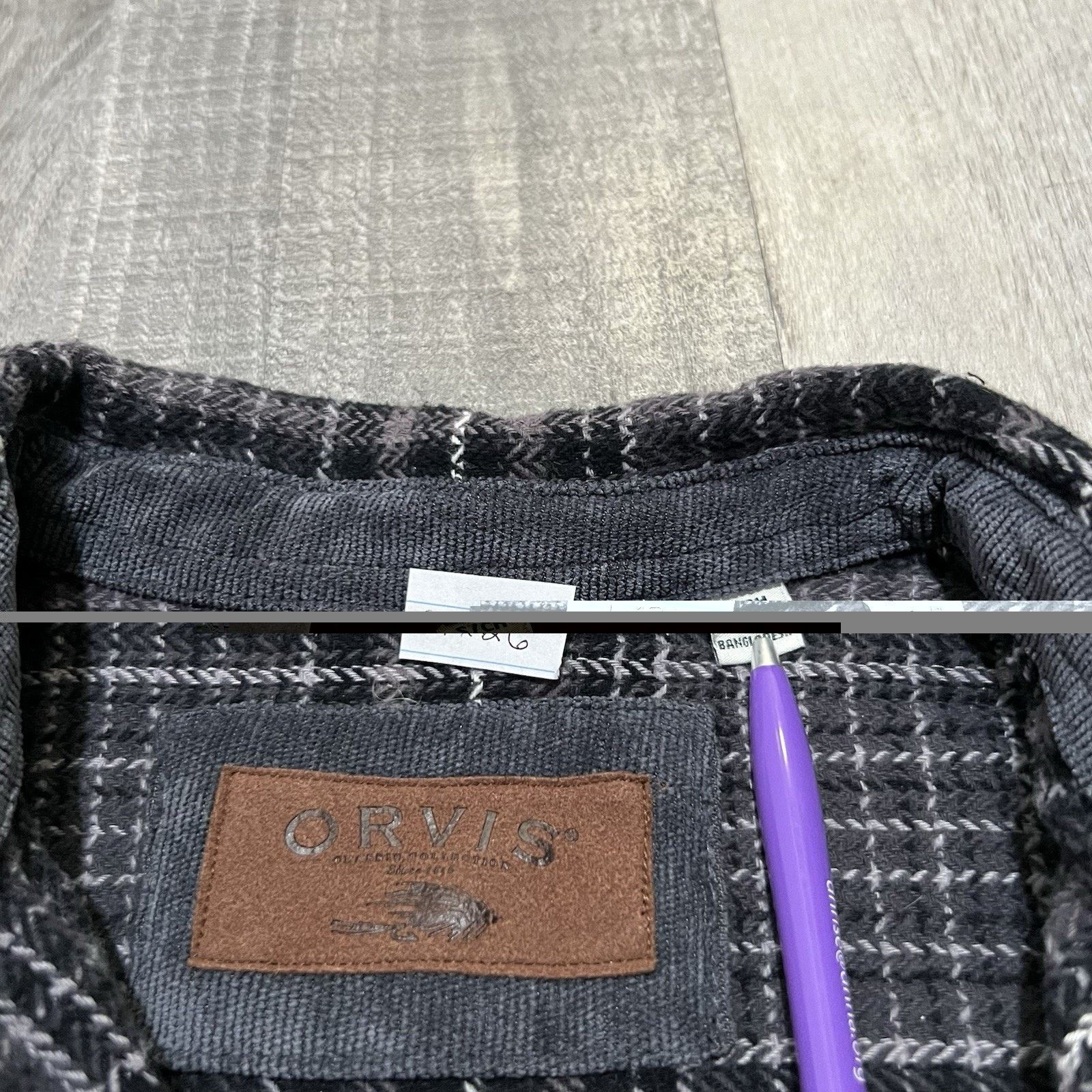 Orvis Orvis Heavyweight Flannel Button Shacket Cotton Pockets S Size US S / EU 44-46 / 1 - 5 Thumbnail