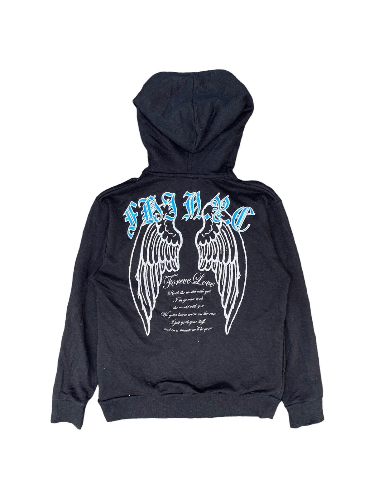 If Six Was Nine × Japanese Brand × Le Grande Bleu (L.G.B.) Shift Up - Japanese Fur Hoodie Poem ifsixwasnine lgb style Size US L / EU 52-54 / 3 - 2 Thumbnail