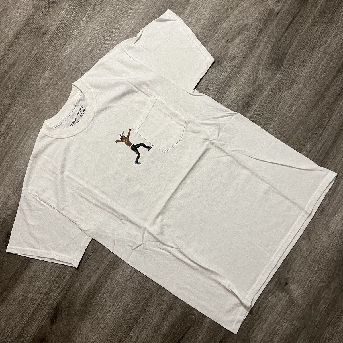 travis scott x virgil abloh by a thread tee