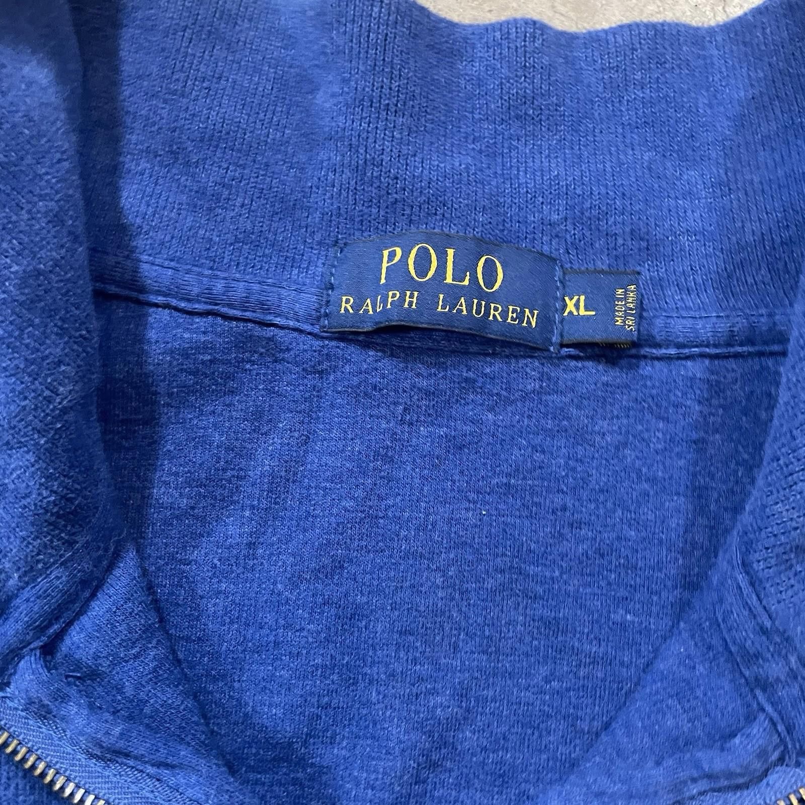 Polo Ralph Lauren Polo Ralph Lauren Sweater Mens XL Blue 1/4 Zip Pullover Size US XL / EU 56 / 4 - 5 Thumbnail