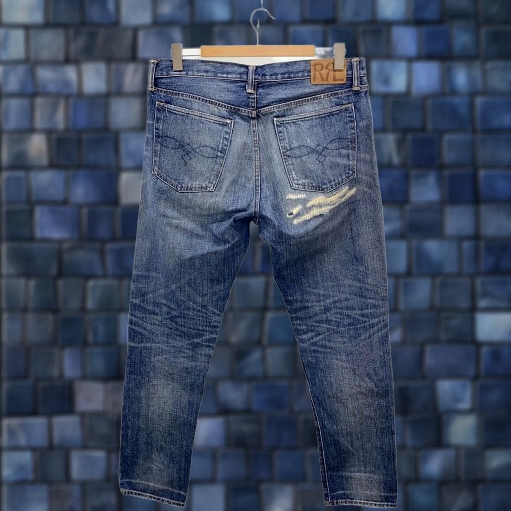 Ralph Lauren RRL Ralph Lauren Slim Narrow Jeans Size 36×32 Indigo Cotton Men Jeans Slim Straight 32in Inseam Mens Size US 36 / EU 52 - 1 Thumbnail