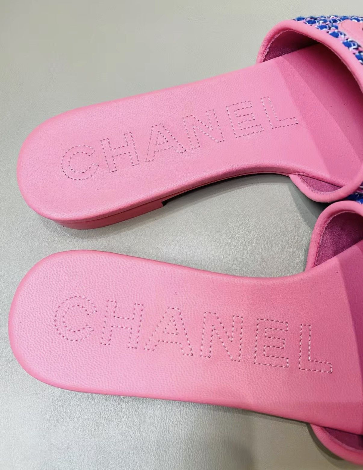 Chanel Chanel Tweed Flat Slides J33 Size US 5 / IT 35 - 5 Thumbnail