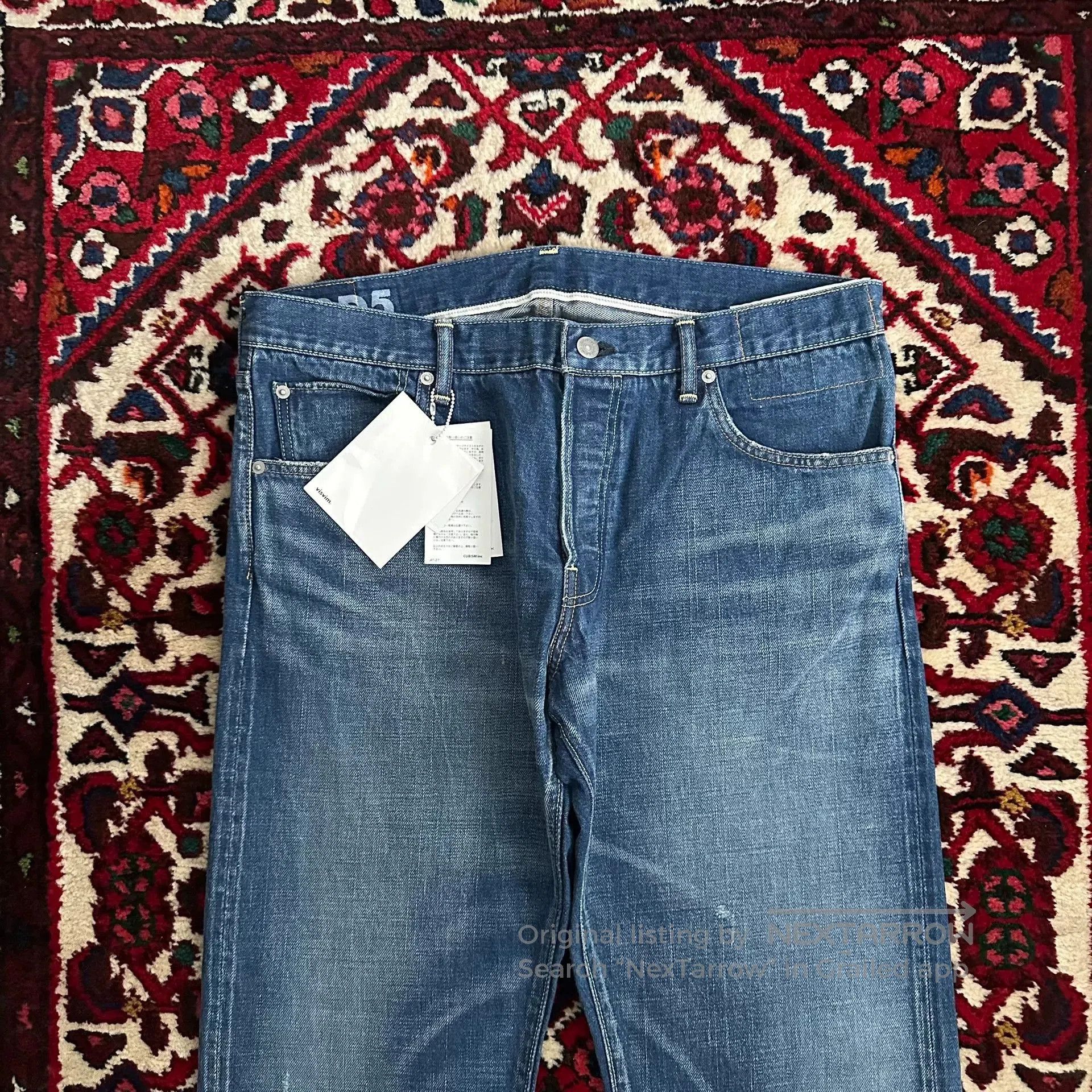 Visvim visvim wide wash denim pants w36l30. Size US 36 / EU 52 - 6 Thumbnail