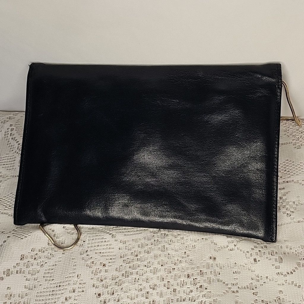 The Unbranded Brand MaryAnn Rosenfeld Black Gold chain Strap Shoulder Crossbody Size ONE SIZE - 4 Thumbnail