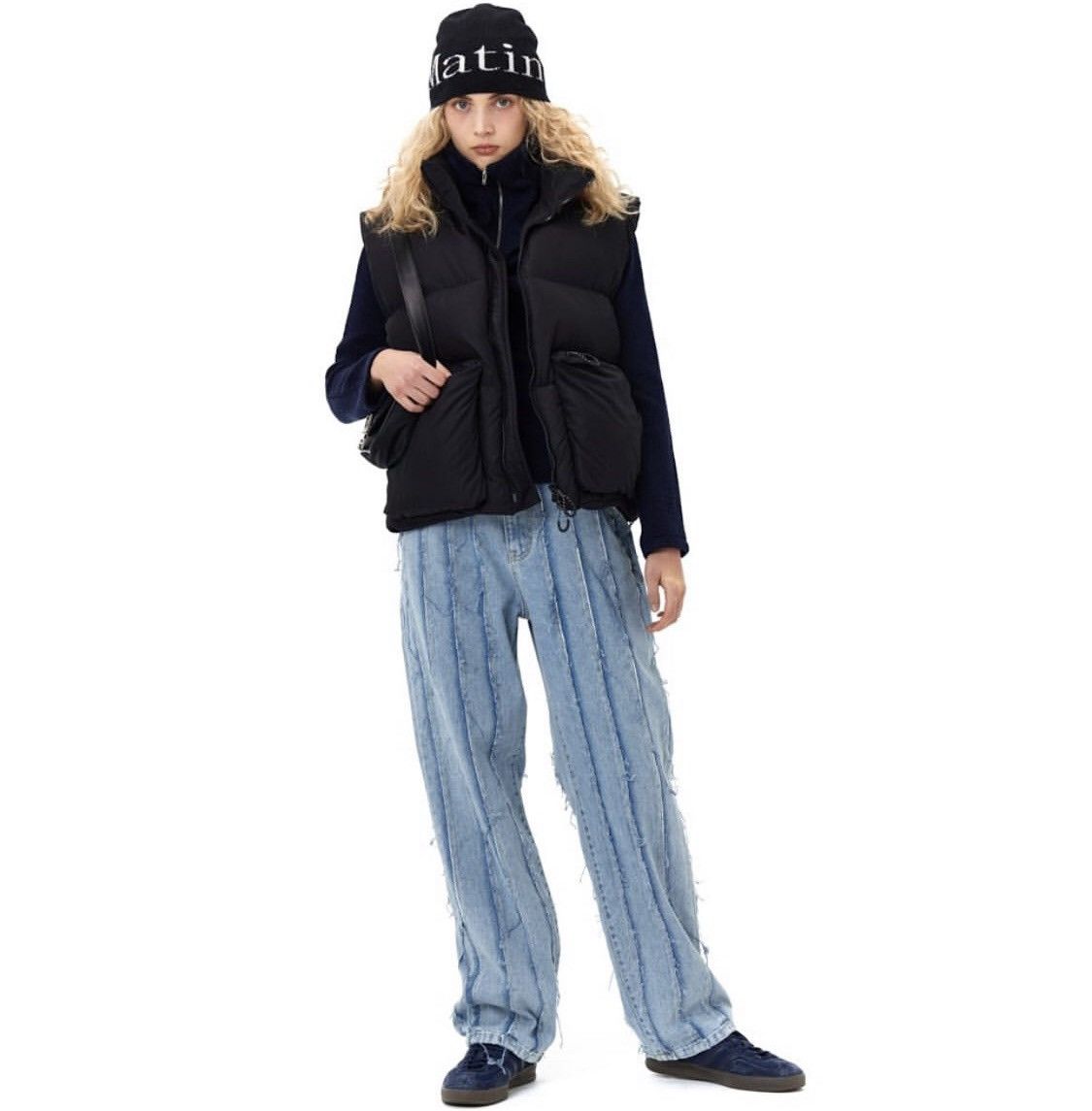 Designer × Matin Kim Matin Kim Cutting Loose Denim Pants Light Blue Size 30" / US 8 / IT 44 - 16 Thumbnail