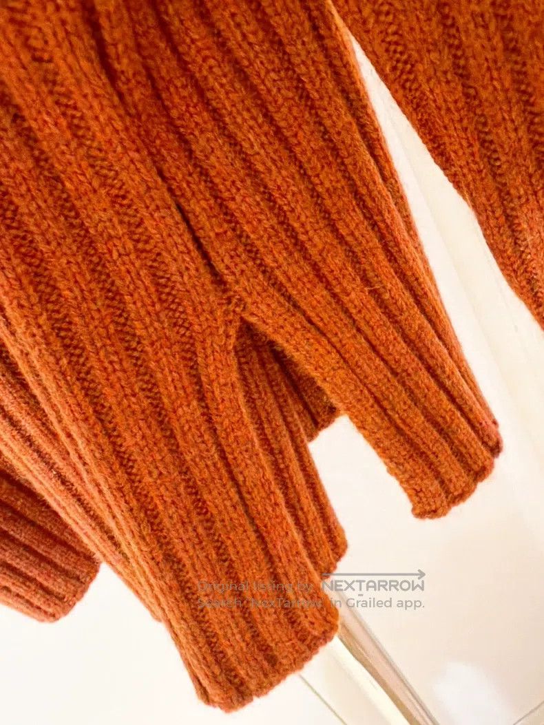 Loro Piana Loro Piana Pumpkin Orange Baby Cashmere Crew Neck Sweater Size XXS / US 00 / IT 34 - 5 Thumbnail