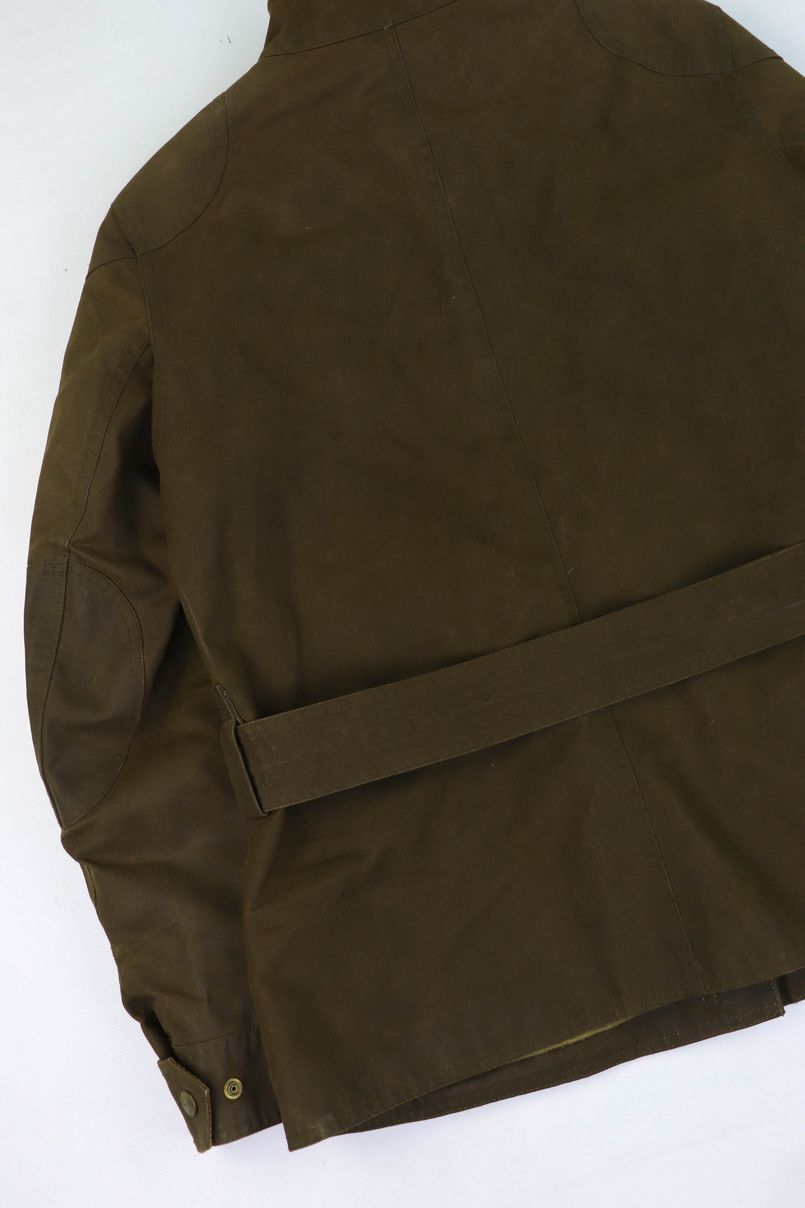 Levi's Women's Levi's Olive Green Waxed Belted Jacket Size M / US 6-8 / IT 42-44 - 11 Thumbnail