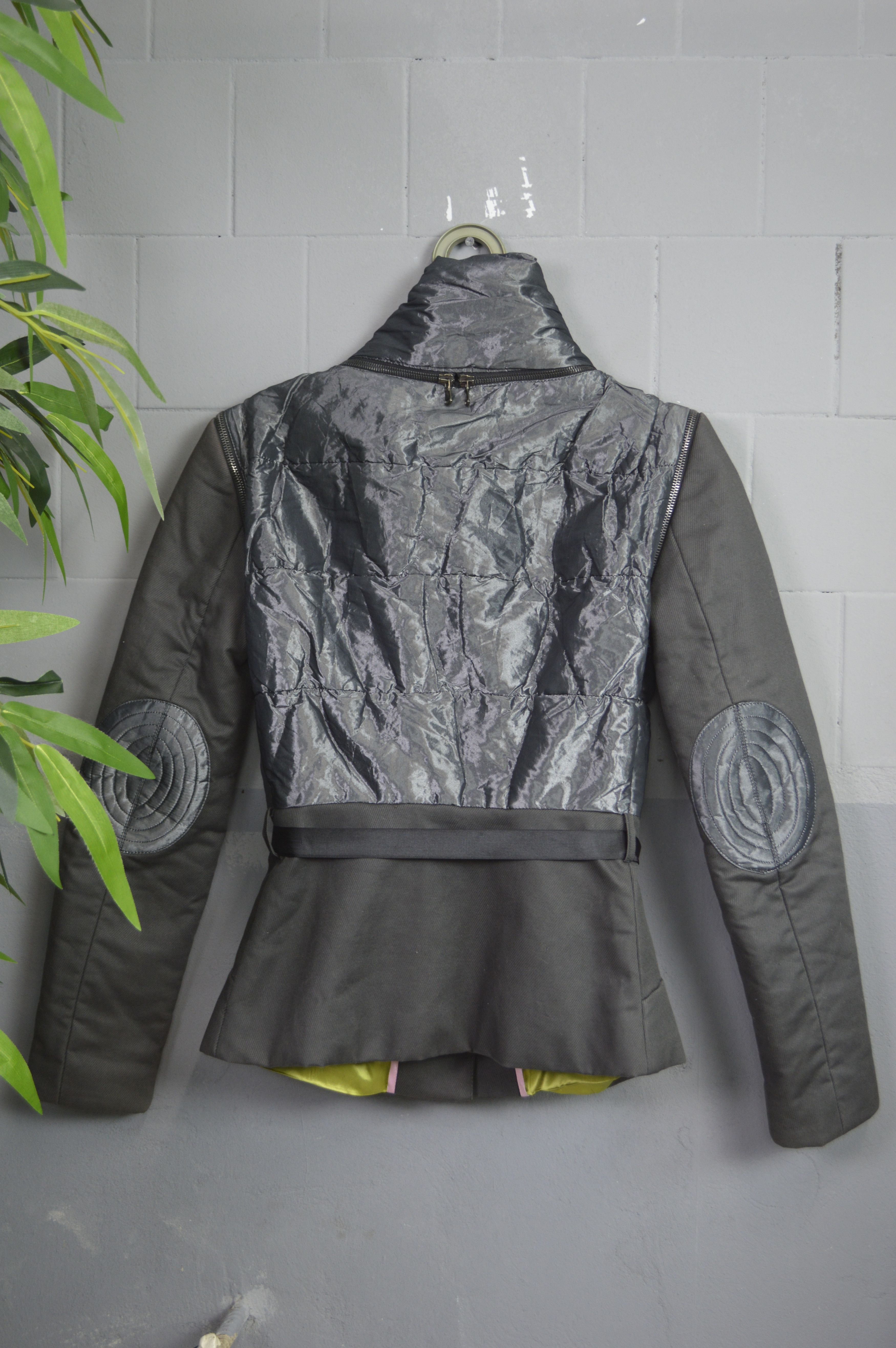 Designer RECONSTRUCTED AVANTGARDE BLAZER JACKET BY DESIGNER ANDRETAN Size XS / US 0-2 / IT 36-38 - 6 Thumbnail