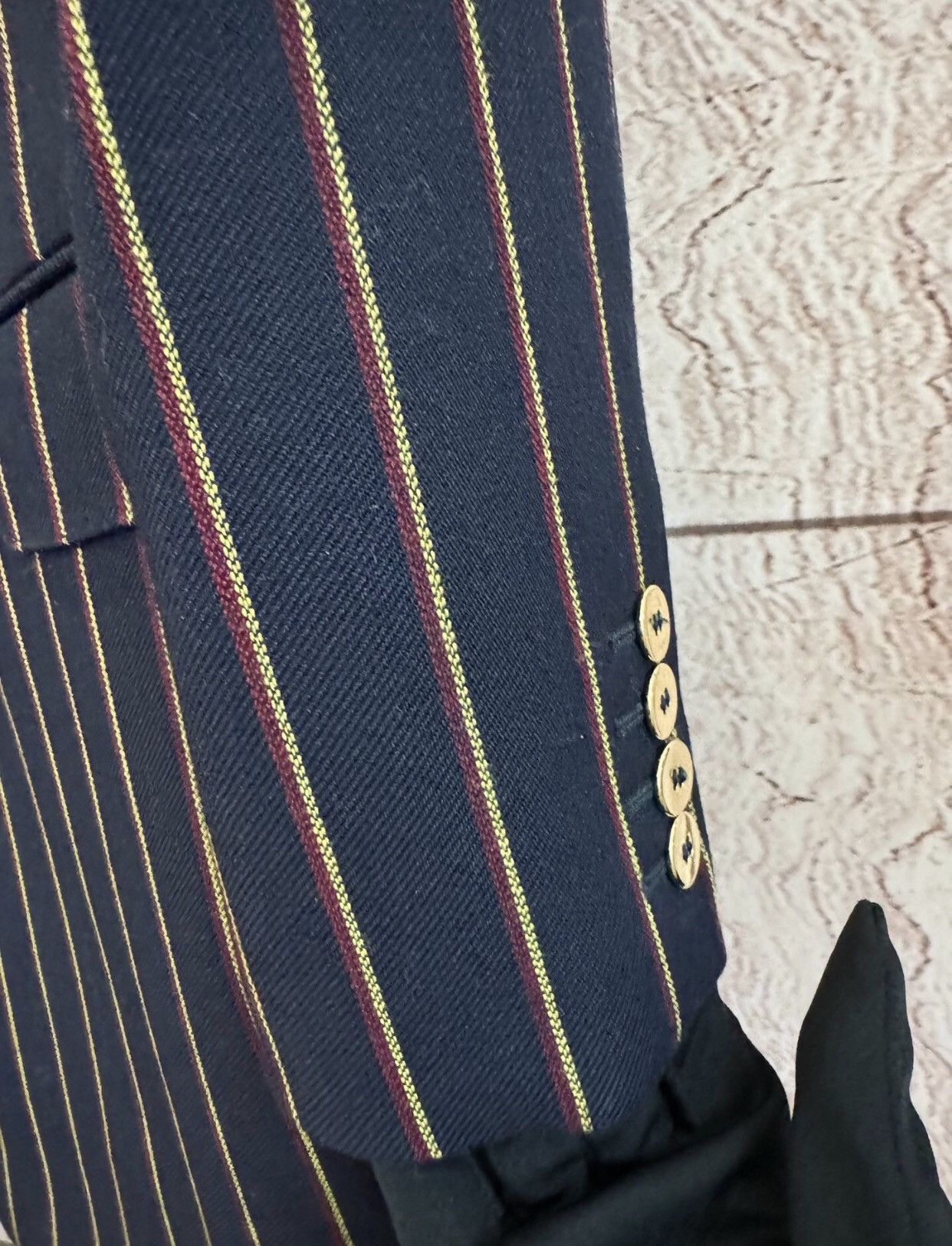 Saint Laurent Paris × Yves Saint Laurent Saint Laurent SLP striped double breasted suit2412-Nextarrow Size XS / US 0-2 / IT 36-38 - 5 Thumbnail