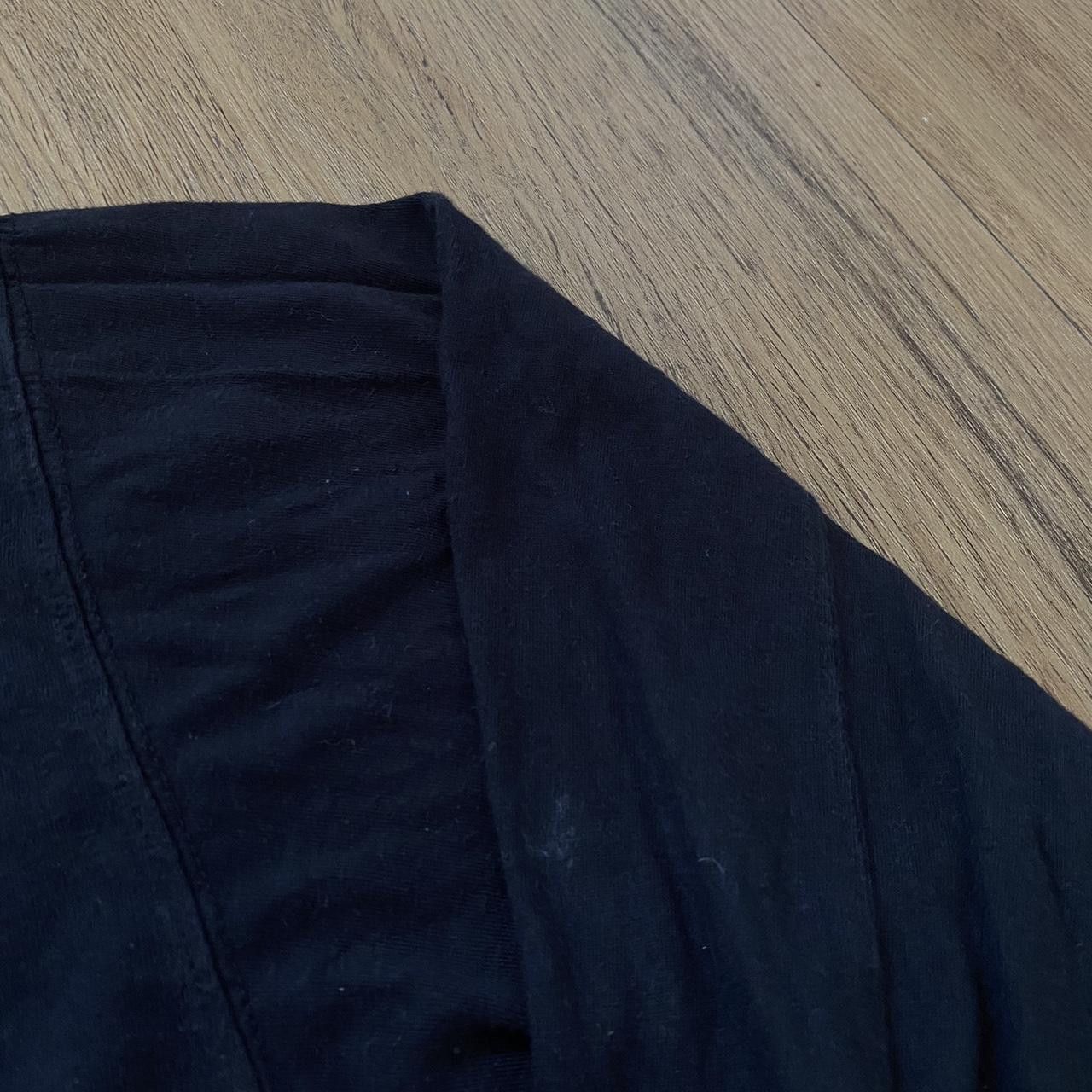 Champion Champion black cropped hoodie with drawstring Size US S / EU 44-46 / 1 - 6 Thumbnail