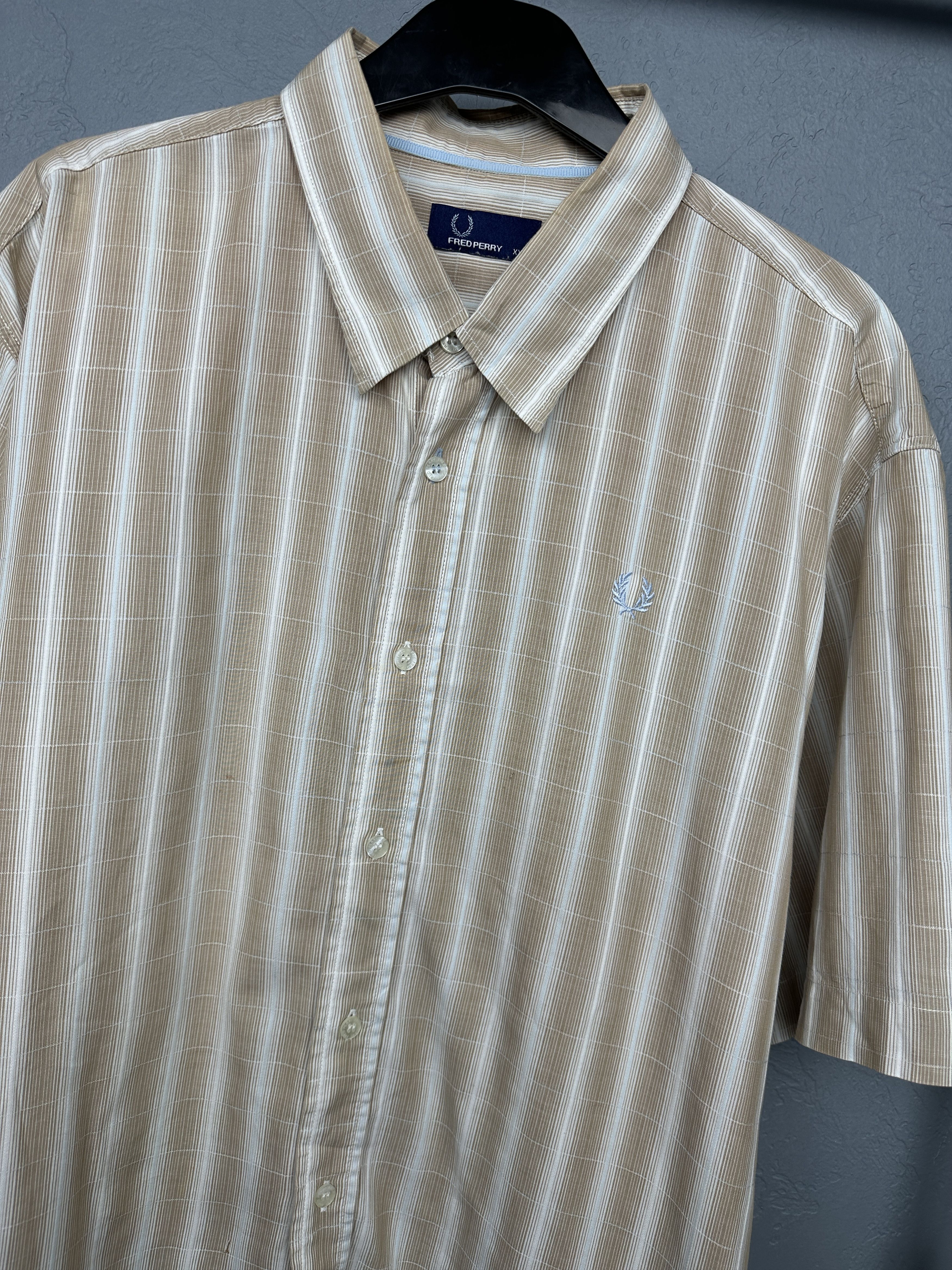 Fred Perry Fred Perry Vintage Mens Short Sleeve Shirt Size US XXL / EU 58 / 5 - 2 Thumbnail