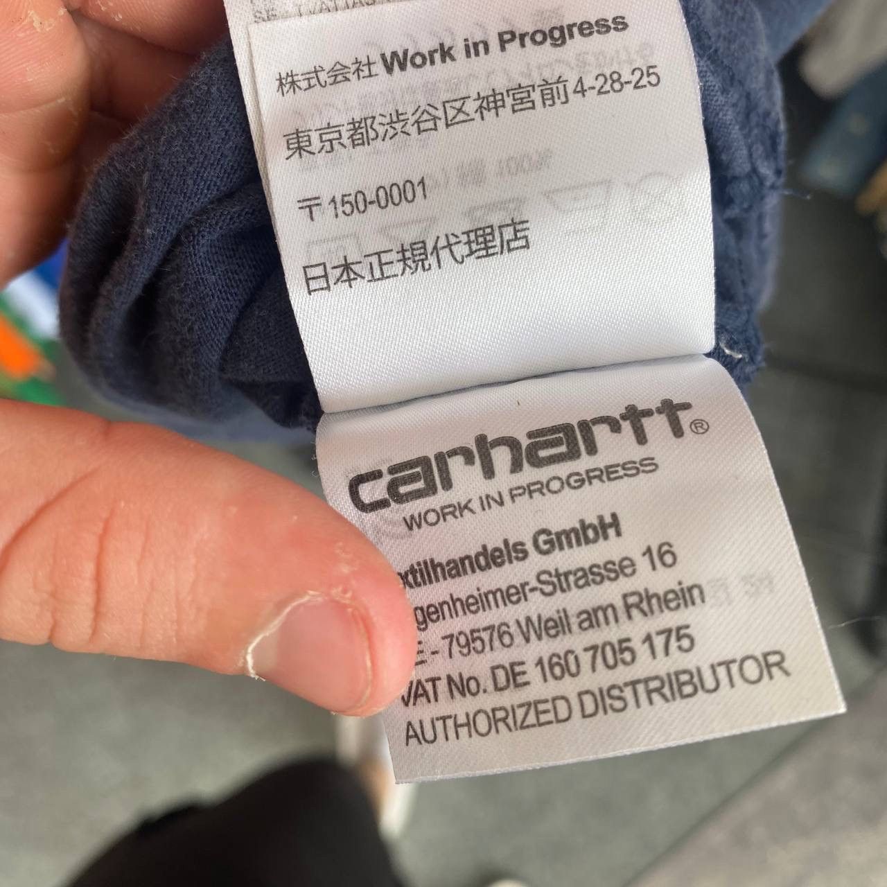 Carhartt Wip × Vintage Vintage Carhartt WIP big logo y2k opium streetwear tee Size US S / EU 44-46 / 1 - 9 Thumbnail
